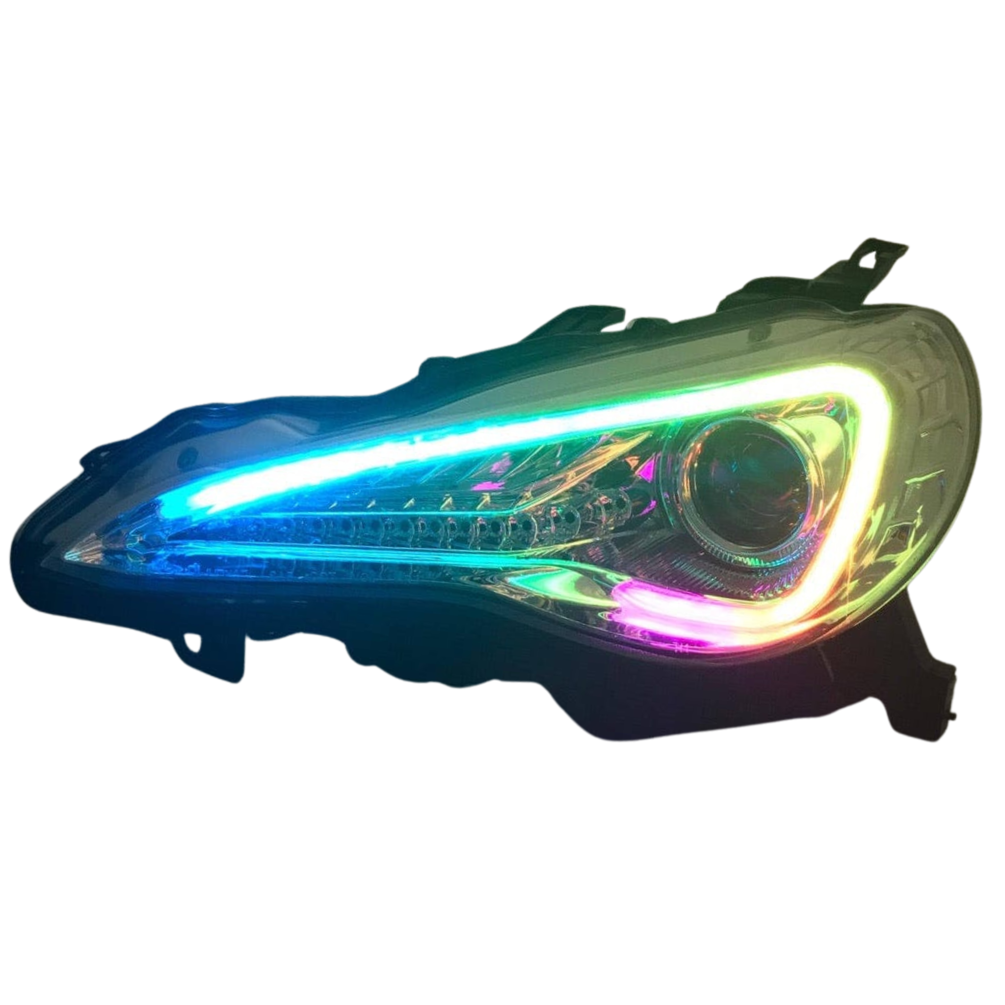 Scion FRS: Multicolor Flow Series Headlights (2012-2017) – Custom Multicolor LED Lighting by RGB Halo Kits