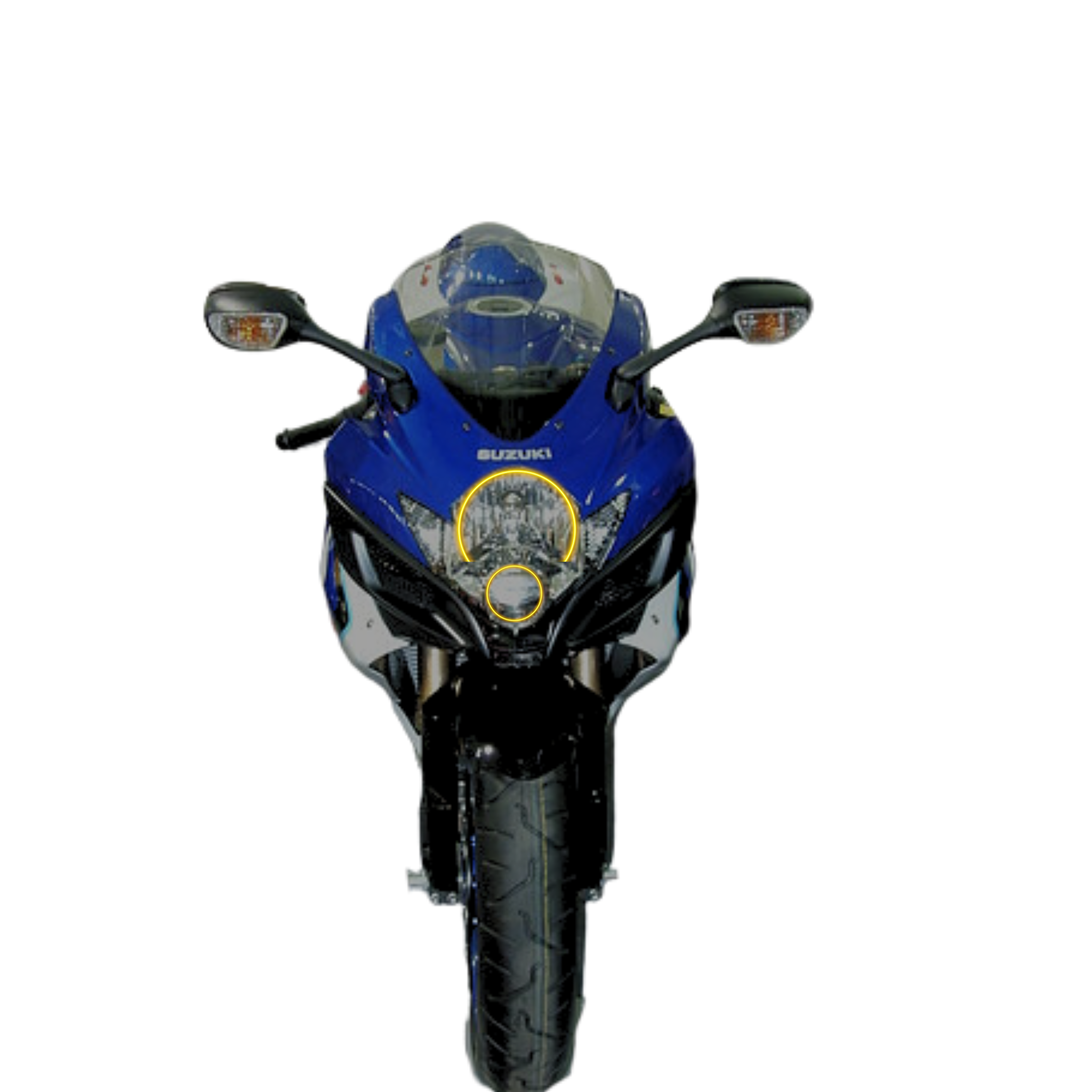 Suzuki GSX-R 1000 Motorcycle Multicolor Halo Kit (2006-2007) – Custom Multicolor LED Lighting by RGB Halo Kits