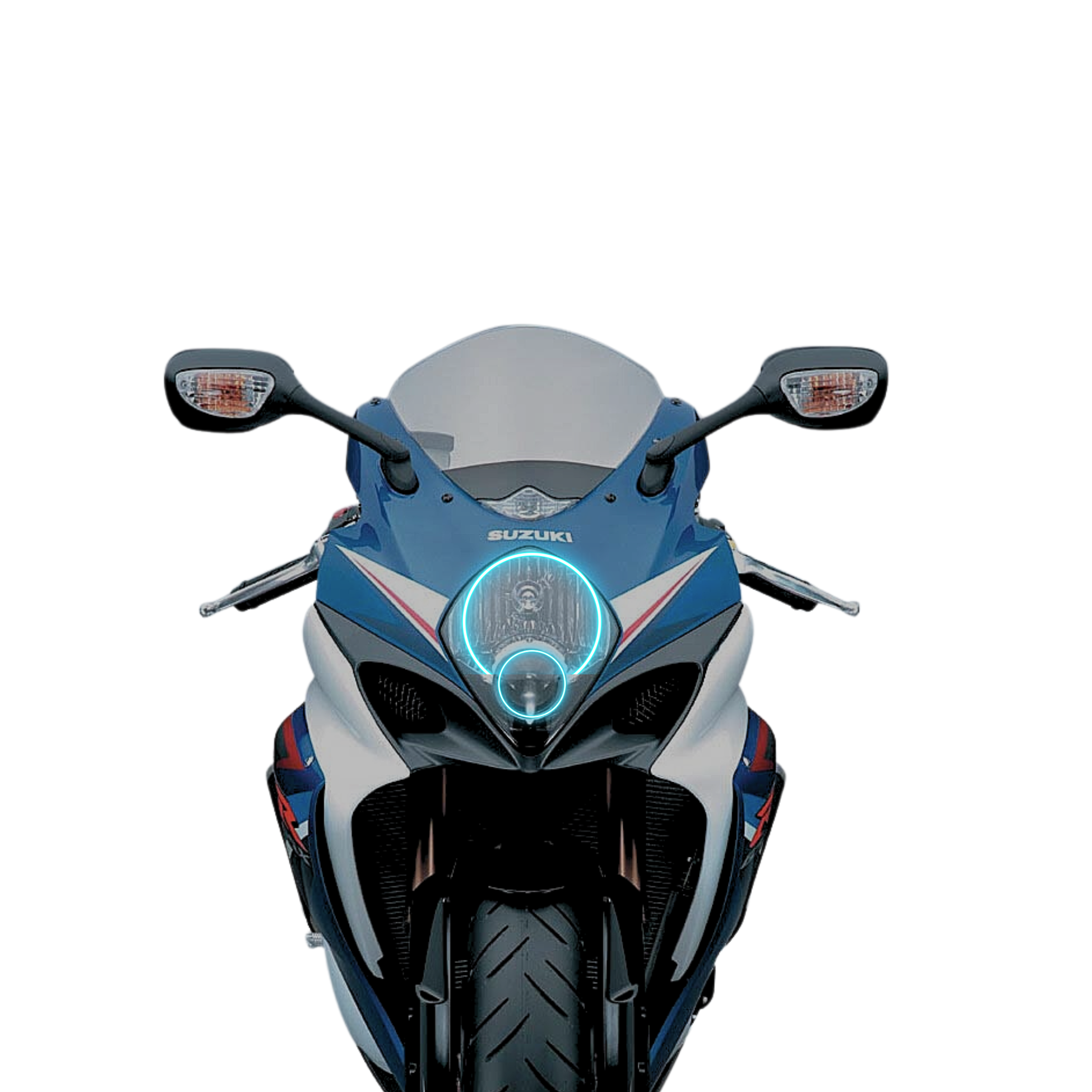 Suzuki GSX-R 1000 Motorcycle Multicolor Halo Kit (2006-2007) – Custom Multicolor LED Lighting by RGB Halo Kits