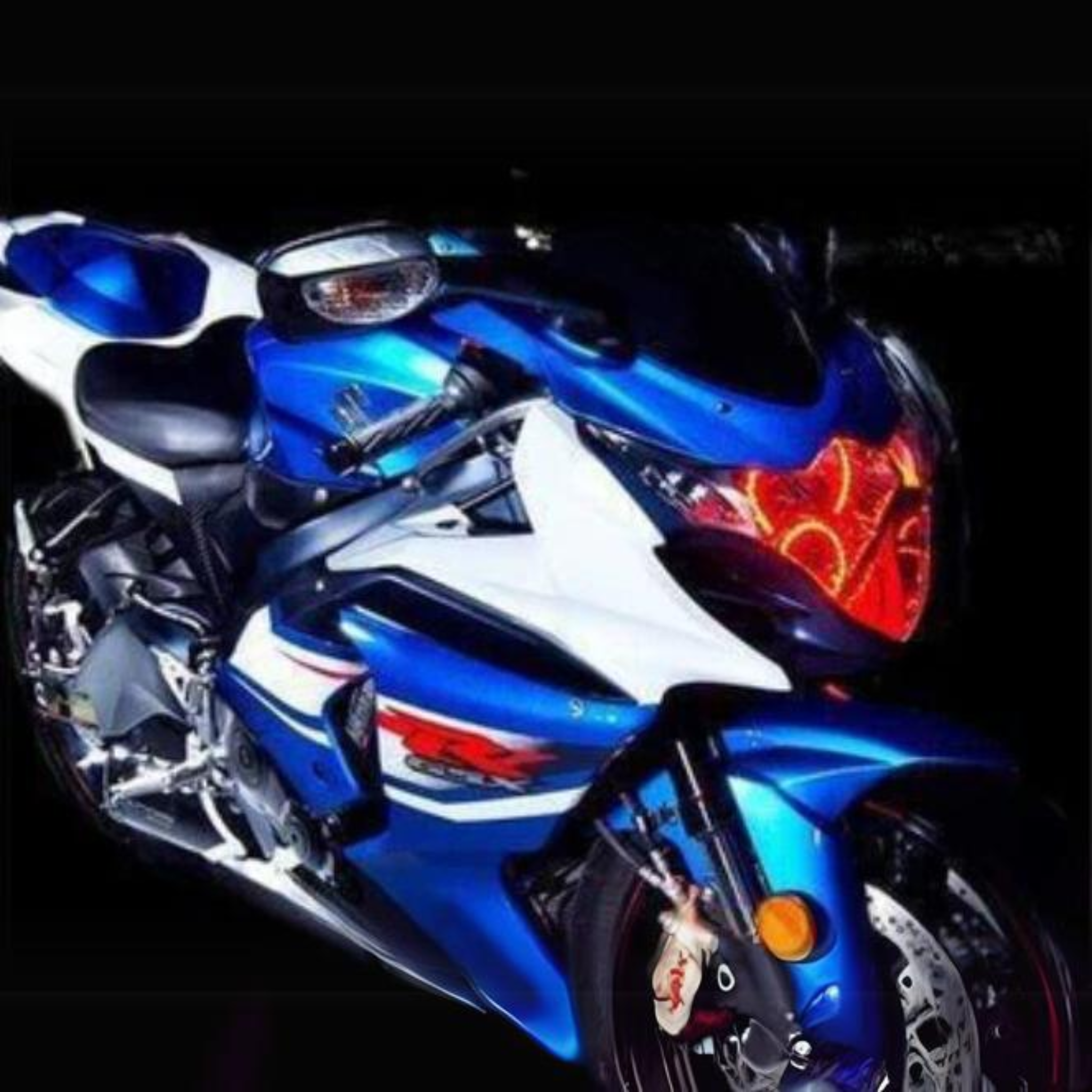 Suzuki GSXR 1000 Motorcycle Multicolor Halo Kit (2008-2013) – Custom Multicolor LED Lighting by RGB Halo Kits