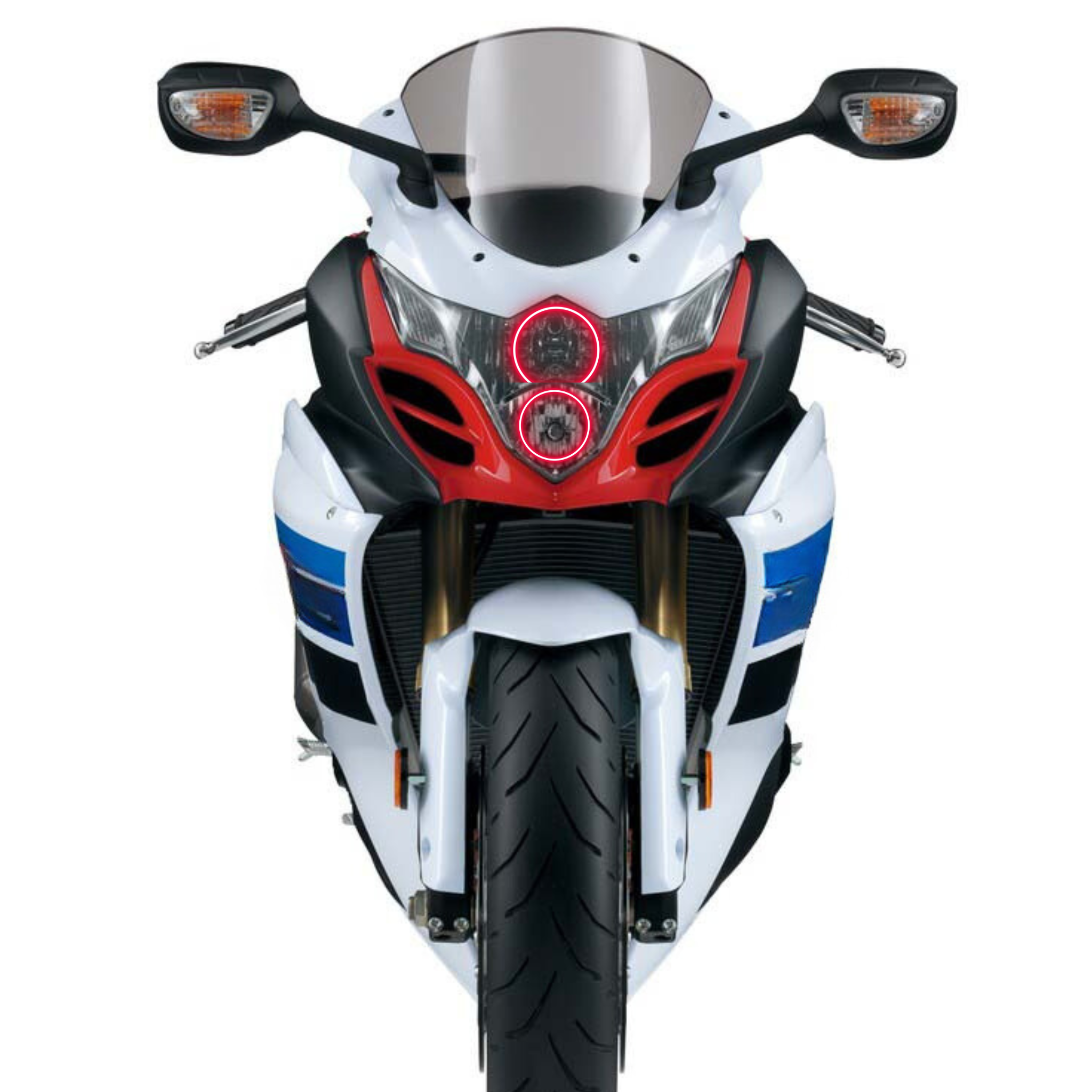 Suzuki GSXR 1000 Motorcycle Multicolor Halo Kit (2008-2013) – Custom Multicolor LED Lighting by RGB Halo Kits