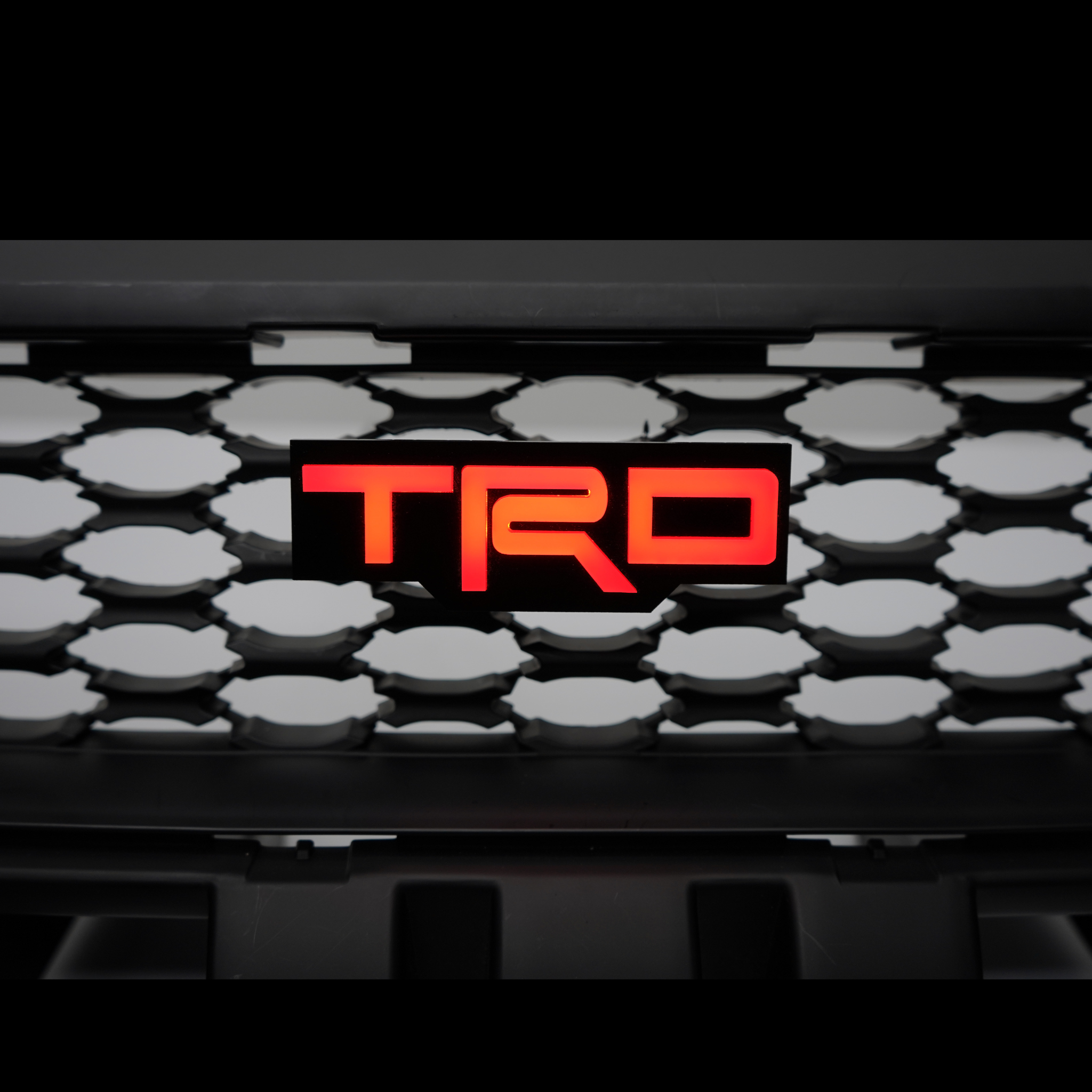 TRD : Illuminated Multicolor Flow LED Badge | Lit Logos – Custom Multicolor LED Lighting by RGB Halo Kits