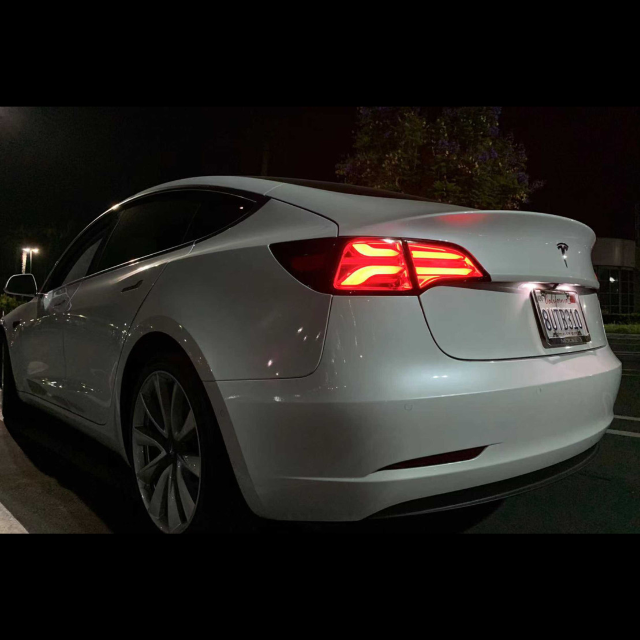 Tesla Model Y (2020-2024) / Model 3 (2022-2023) (With Stock Amber Turn Signal) PRO-Series LED Tail Lights | Alpharex – Custom Multicolor LED Lighting by RGB Halo Kits