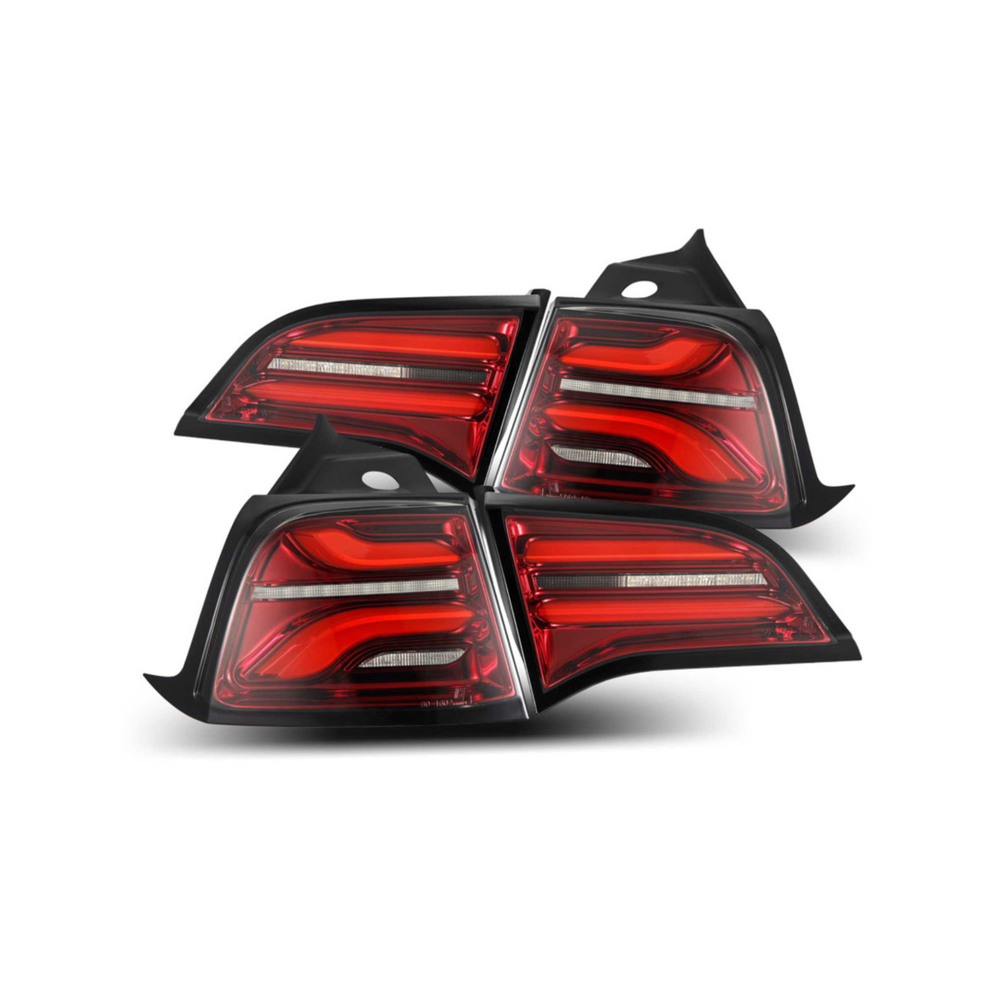 Tesla Model Y (2020-2024) / Model 3 (2022-2023) (With Stock Amber Turn Signal) PRO-Series LED Tail Lights | Alpharex – Custom Multicolor LED Lighting by RGB Halo Kits