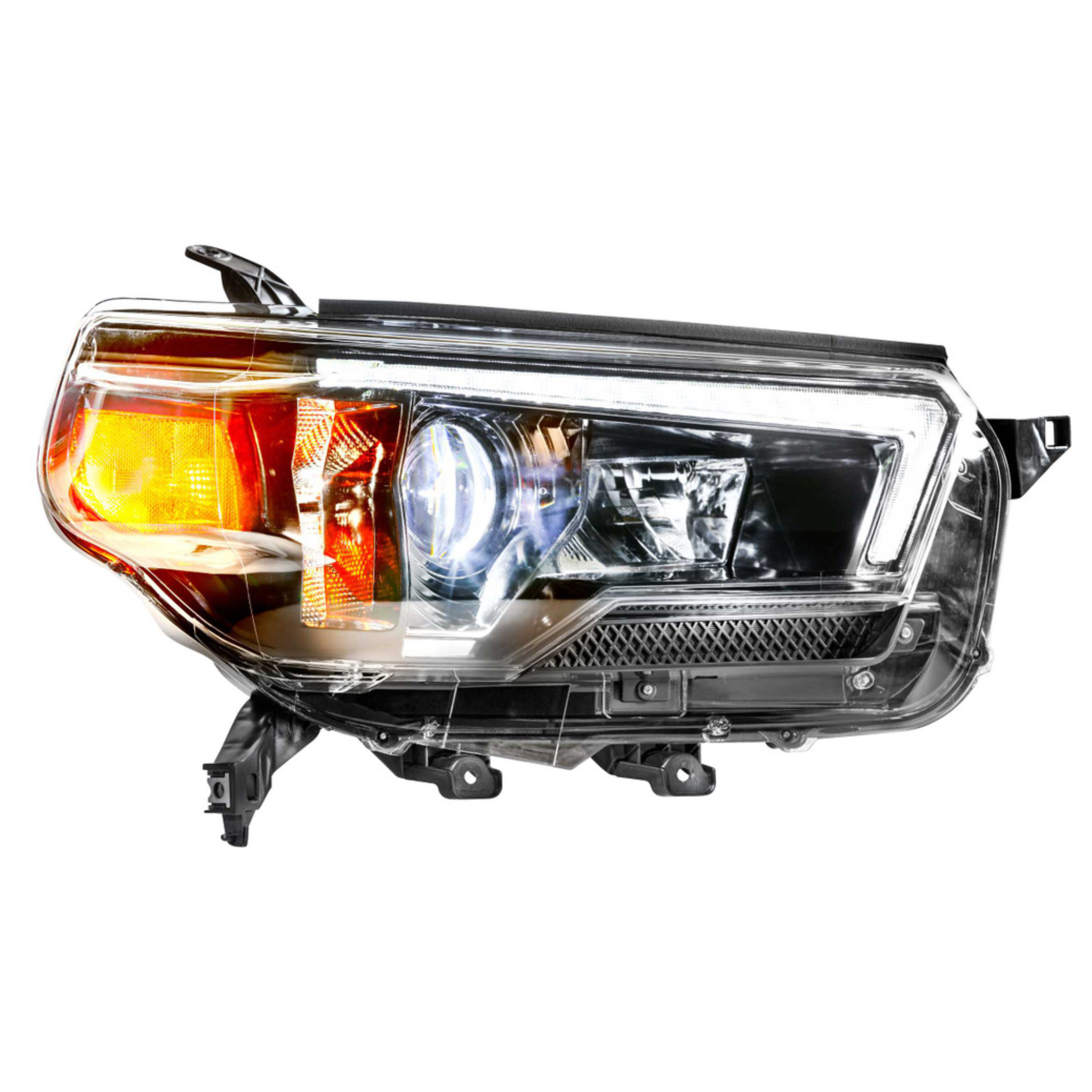 Toyota 4Runner: Multicolor Flow Series Headlights (2010-2013) | XB Hybrid Morimoto – Custom Multicolor LED Lighting by RGB Halo Kits