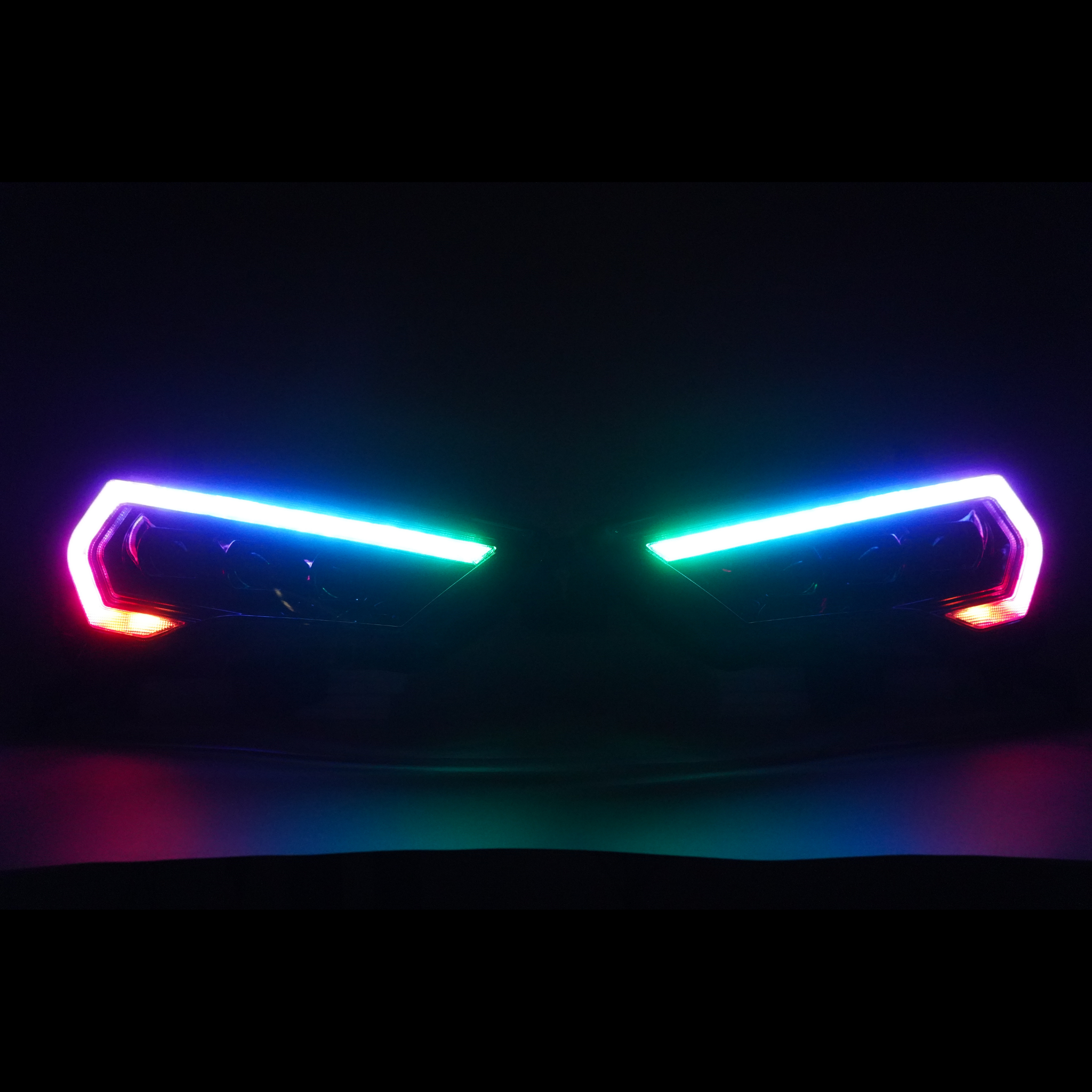 Toyota 4Runner: Multicolor Flow Series Headlights (2014-2024) | XB Morimoto β Custom Multicolor LED Lighting by RGB Halo Kits