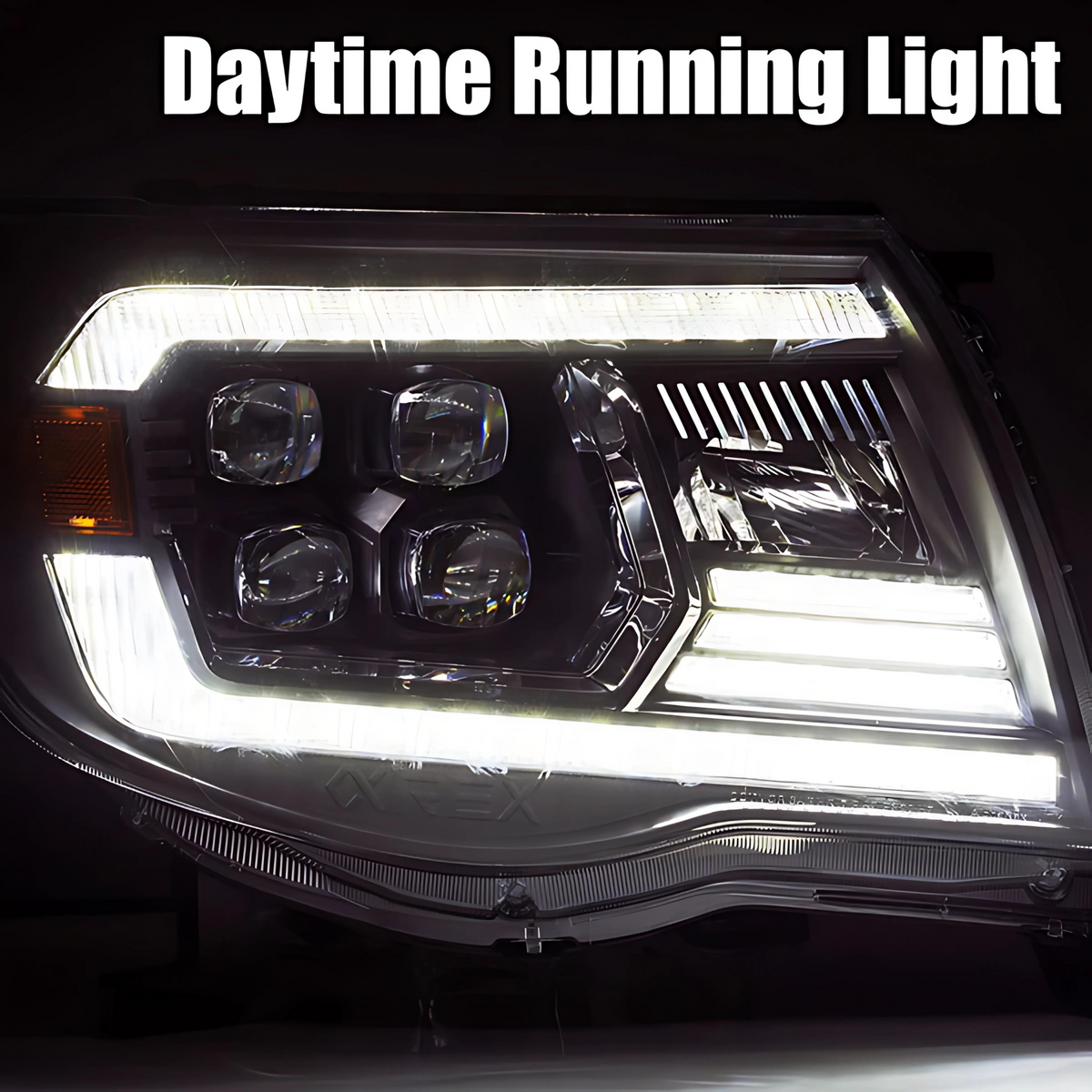 Toyota Tacoma Headlights (2005-2011) | Alpharex – Custom Multicolor LED Lighting by RGB Halo Kits