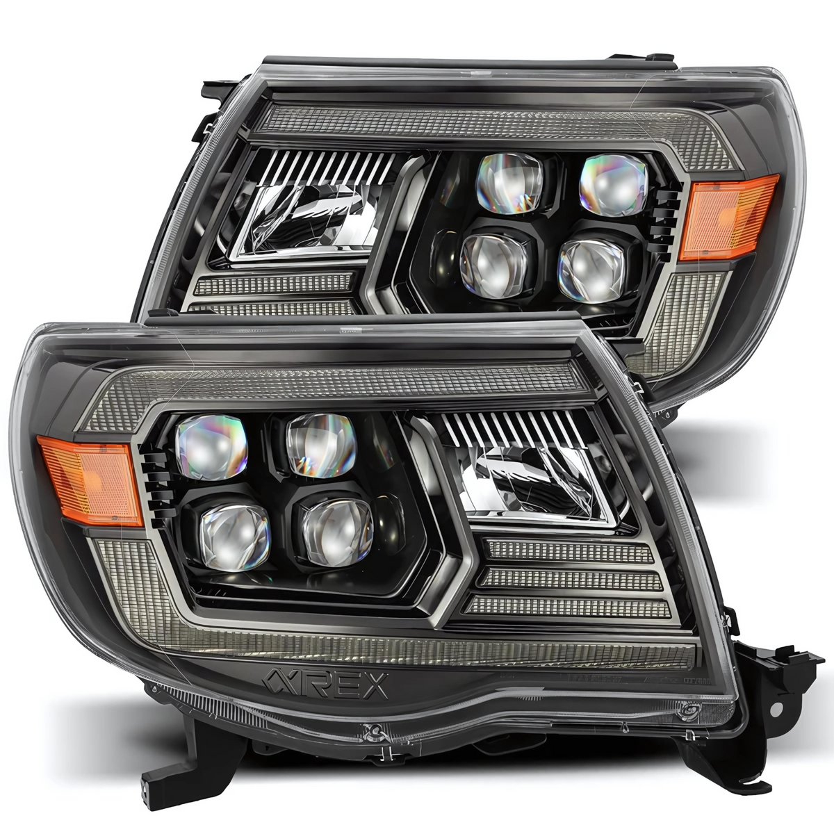 Toyota Tacoma Headlights (2005-2011) | Alpharex – Custom Multicolor LED Lighting by RGB Halo Kits