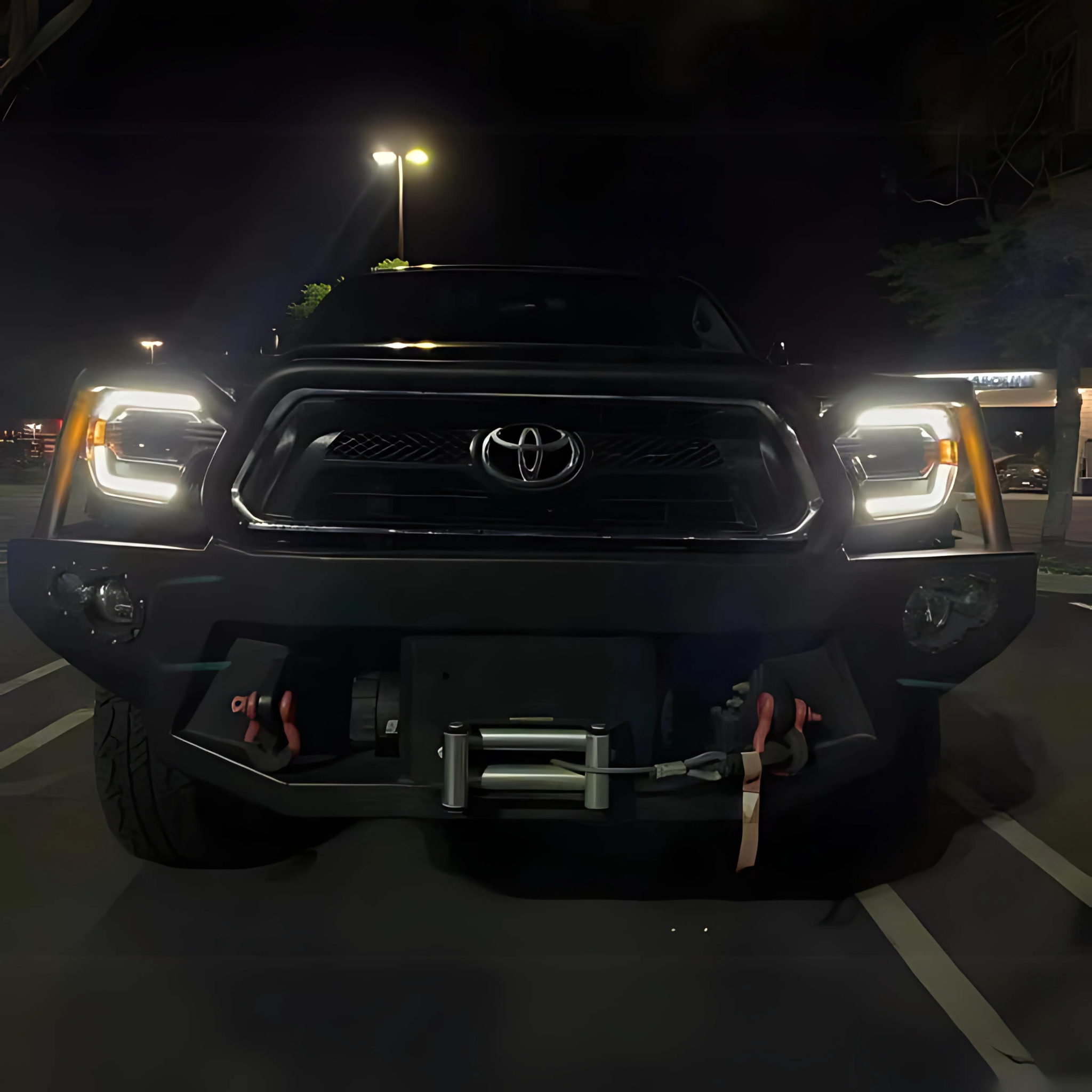 Toyota Tacoma Headlights (2012-2015) | Alpharex – Custom Multicolor LED Lighting by RGB Halo Kits