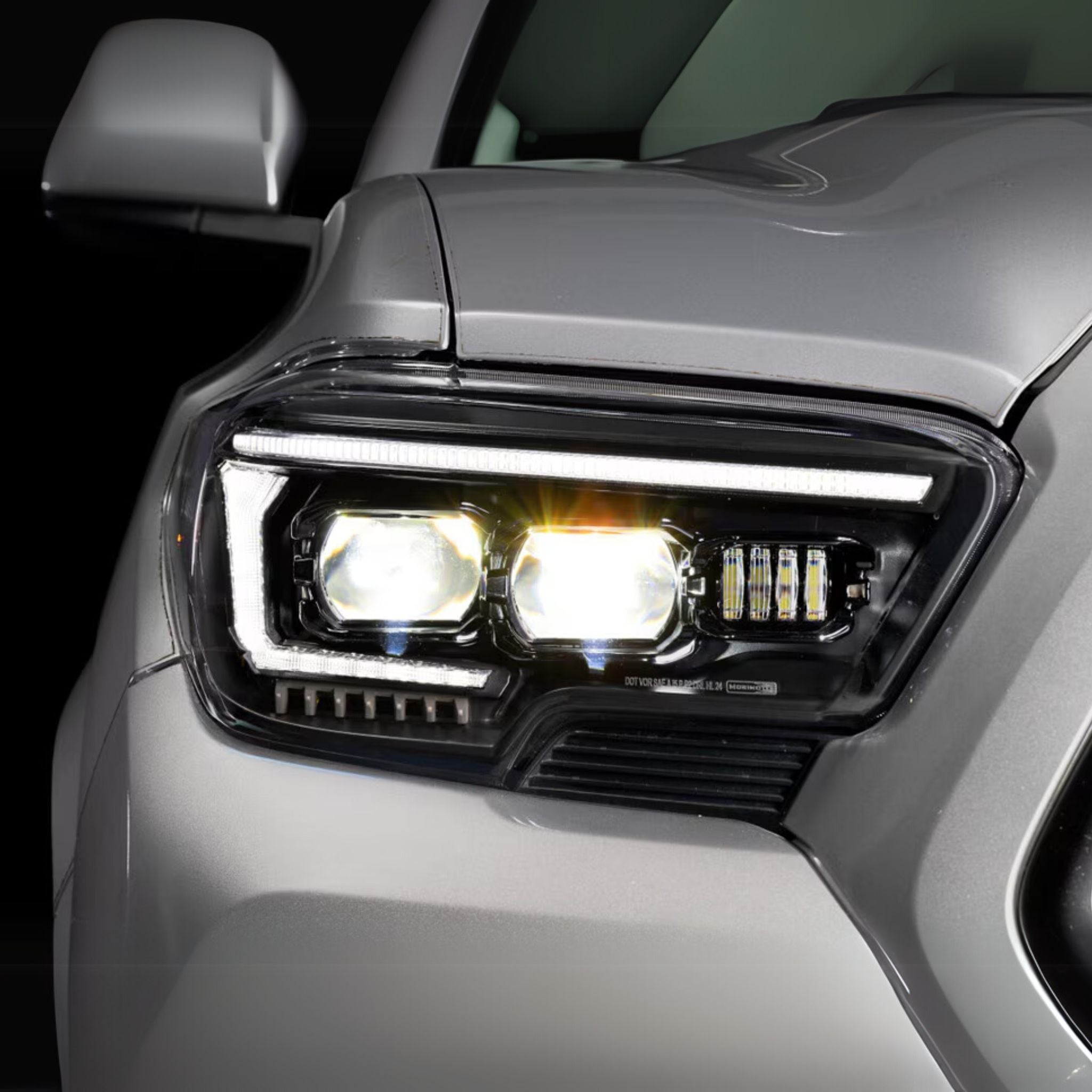 Toyota Tacoma: Multicolor Flow Series Headlights (2016-2023) | XB Evo – Custom Multicolor LED Lighting by RGB Halo Kits