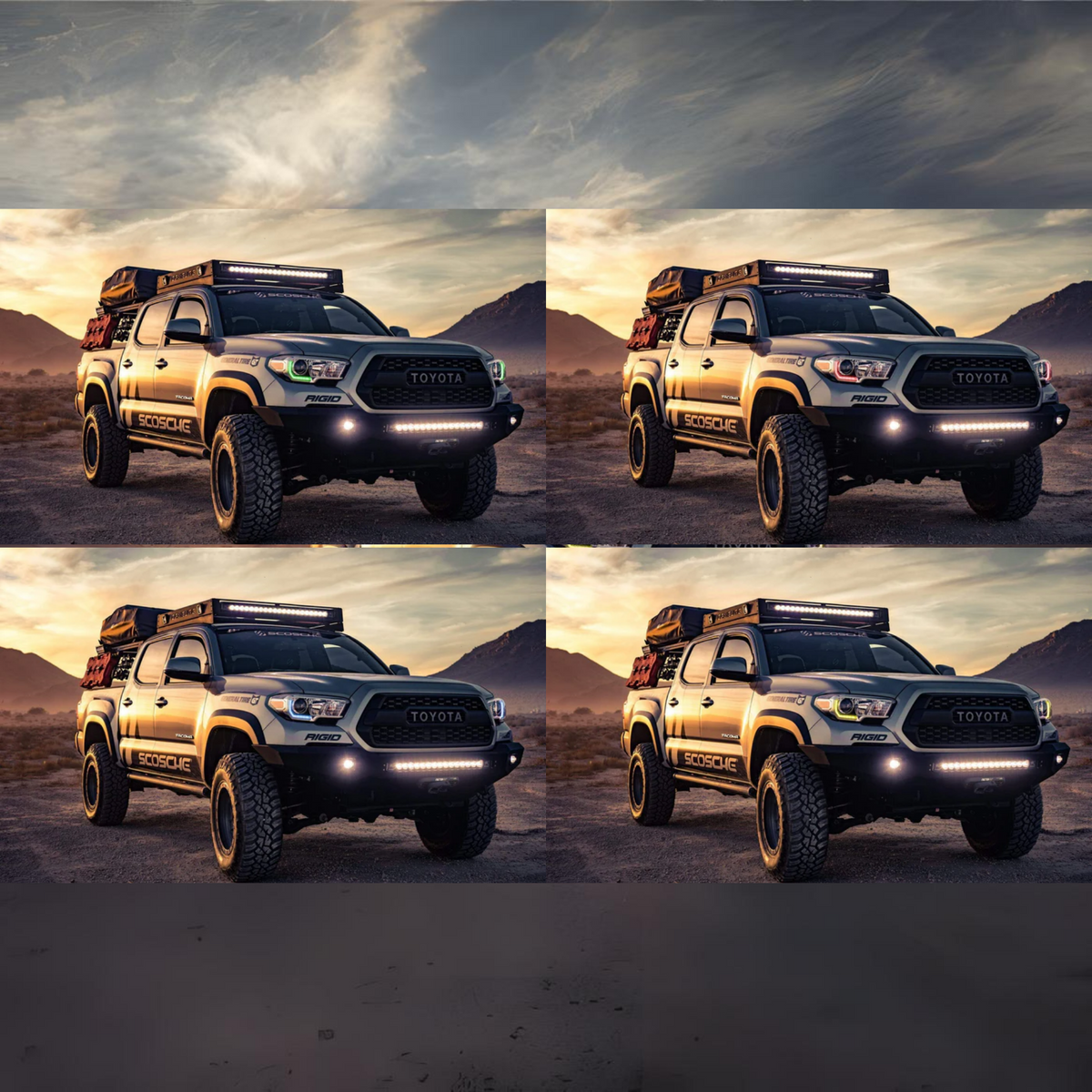 Toyota Tacoma RGBW DRL Boards (2016-2023) – Custom Multicolor LED Lighting by RGB Halo Kits