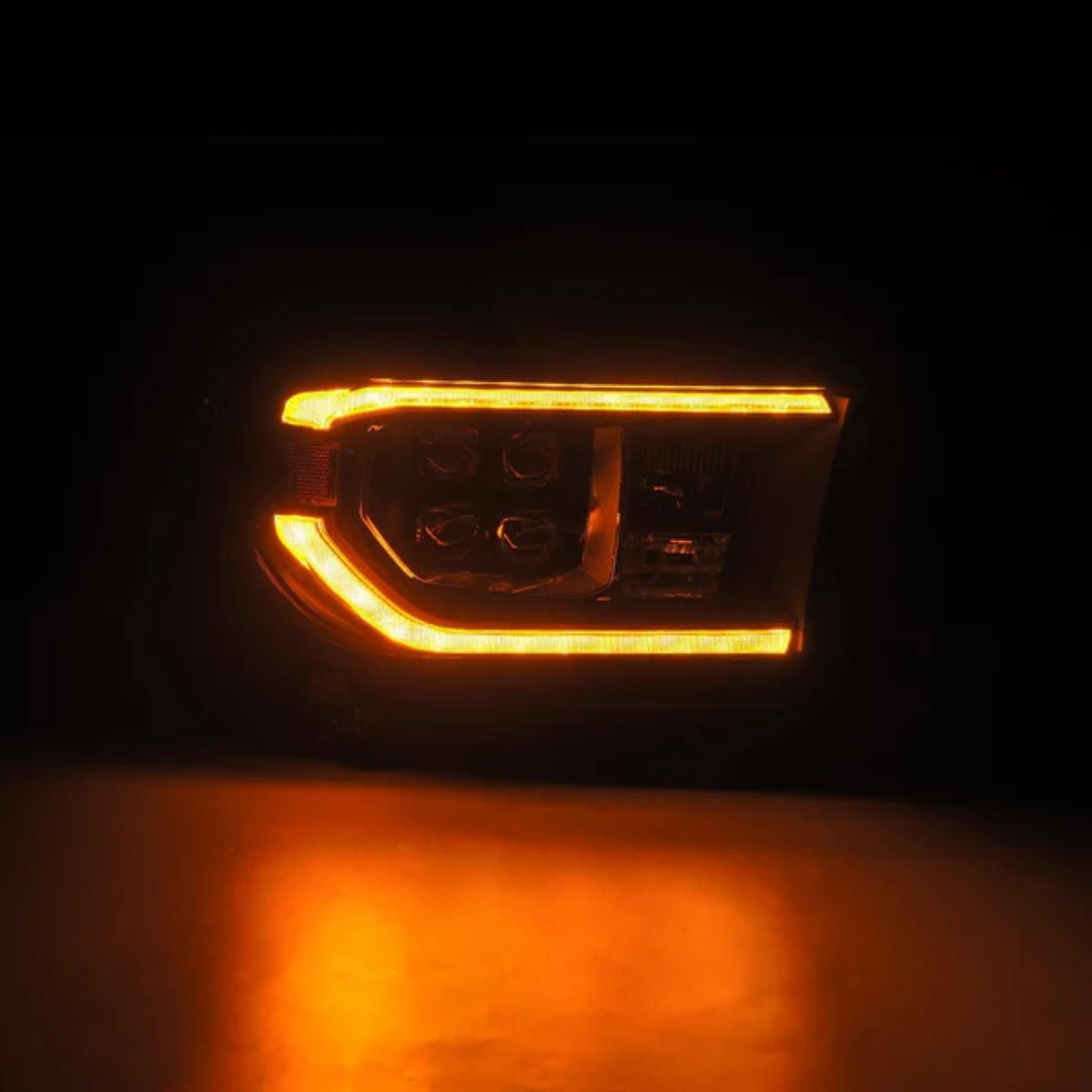 Toyota Tundra (2007-2013) / Toyota Sequoia (2008-2017) MK II Headlights | Alpharex – Custom Multicolor LED Lighting by RGB Halo Kits