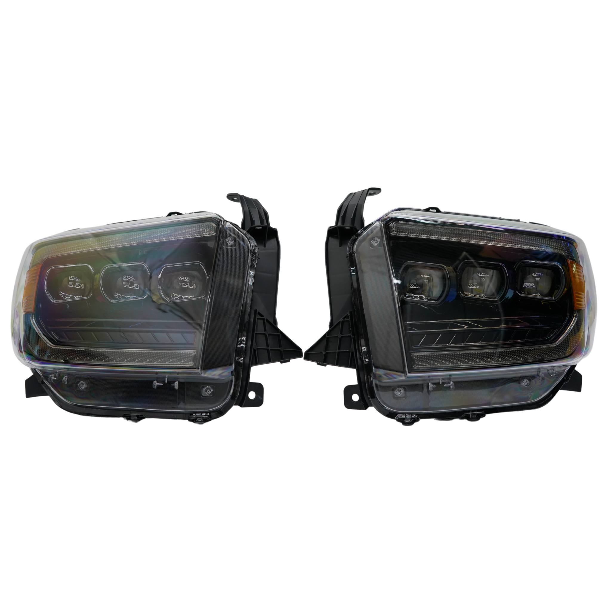 Toyota Tundra: Multicolor Flow Series Headlights (2014-2021) | XB Morimoto – Custom Multicolor LED Lighting by RGB Halo Kits
