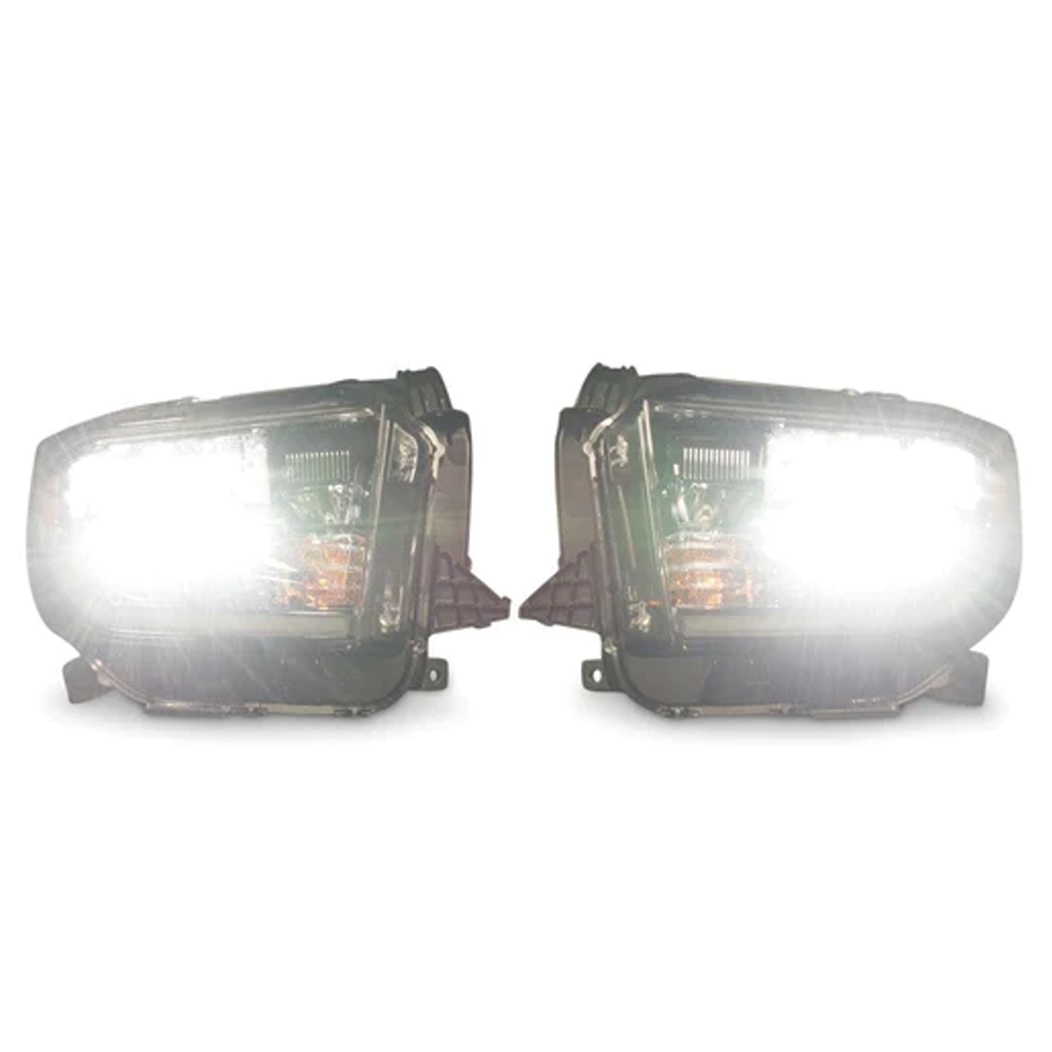 Toyota Tundra: OEM LED Headlights (2018 - 2021) – Custom Multicolor LED Lighting by RGB Halo Kits