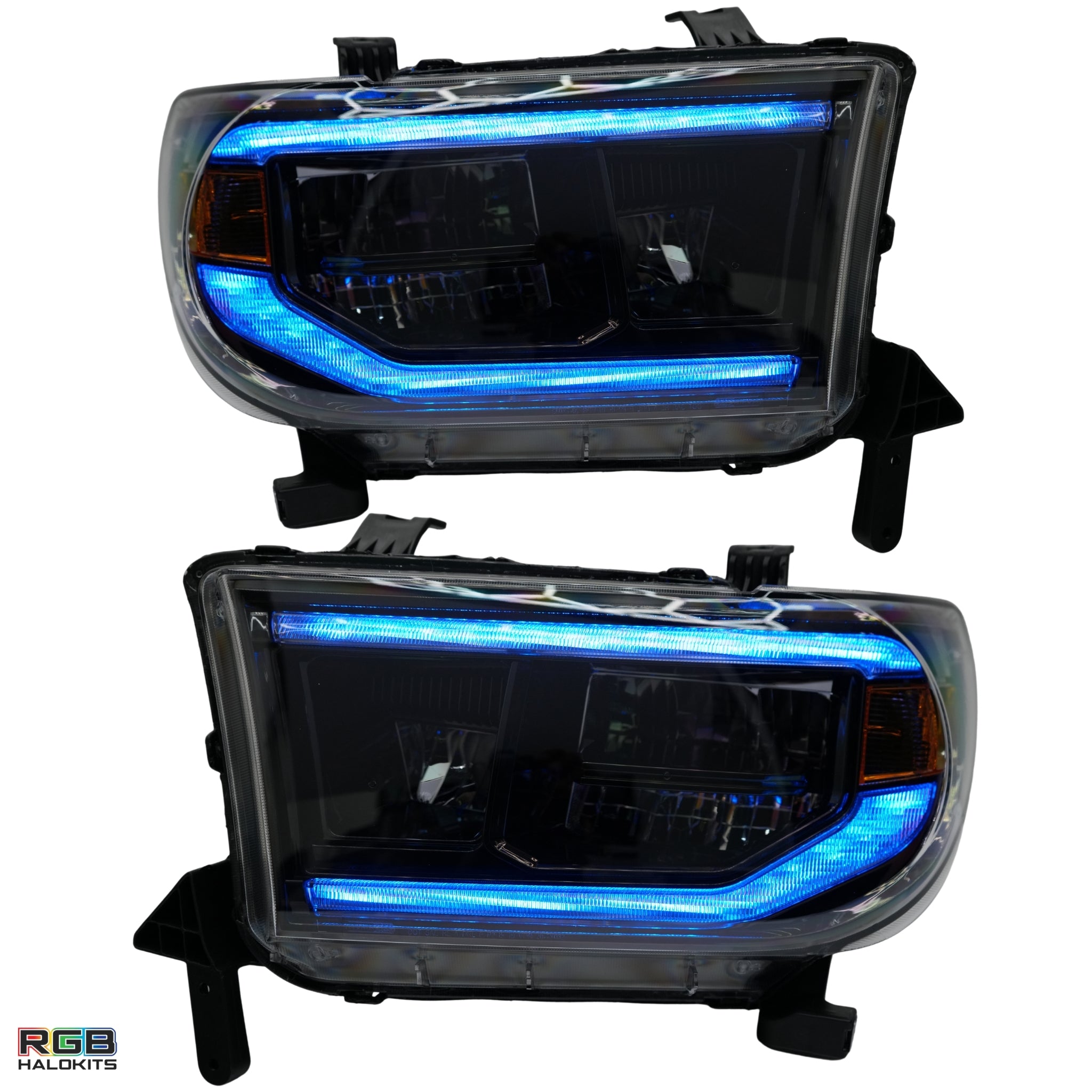 Toyota Tundra / Sequoia: Multicolor Flow Series Headlights (2007-2013) | XB Morimoto – Custom Multicolor LED Lighting by RGB Halo Kits