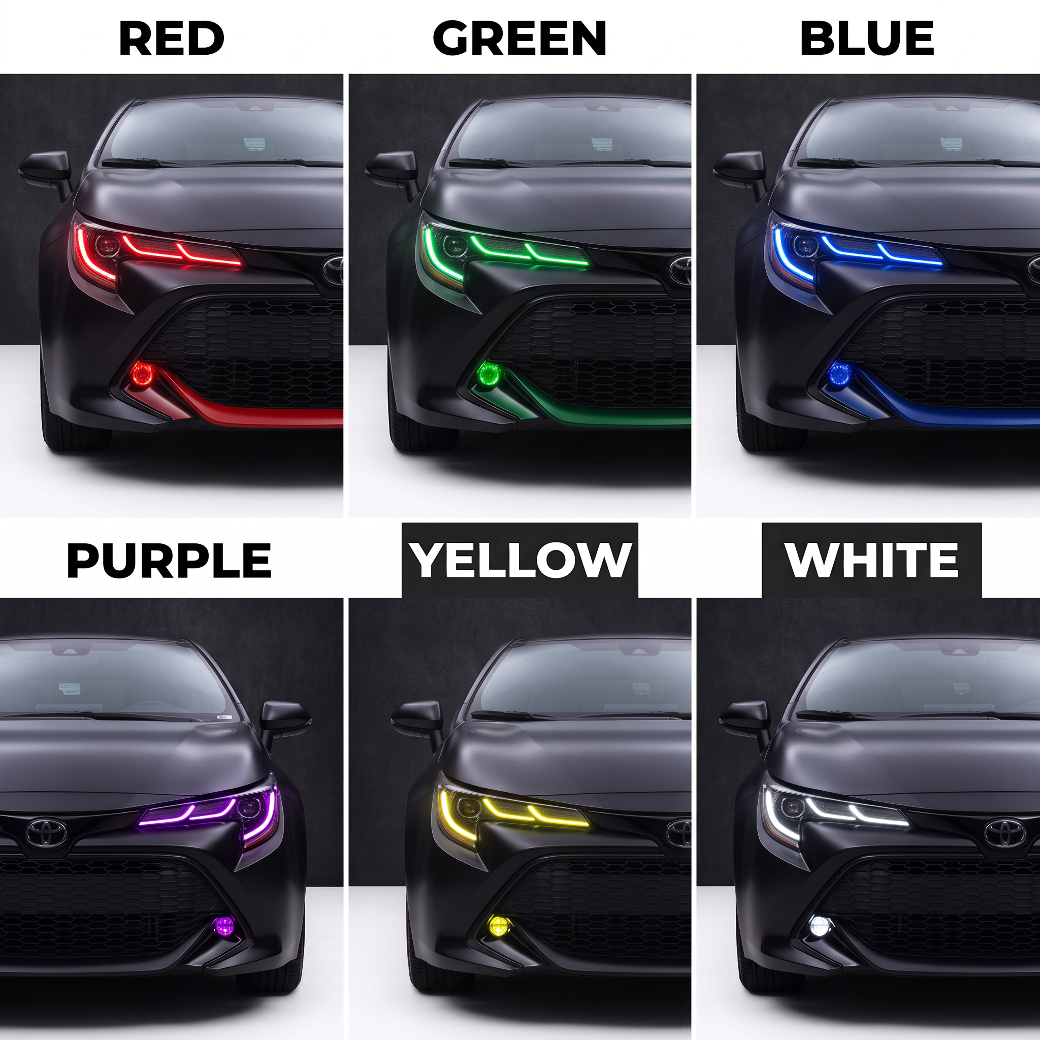 Toyota Corolla RGBW DRL Boards (2019-2022)