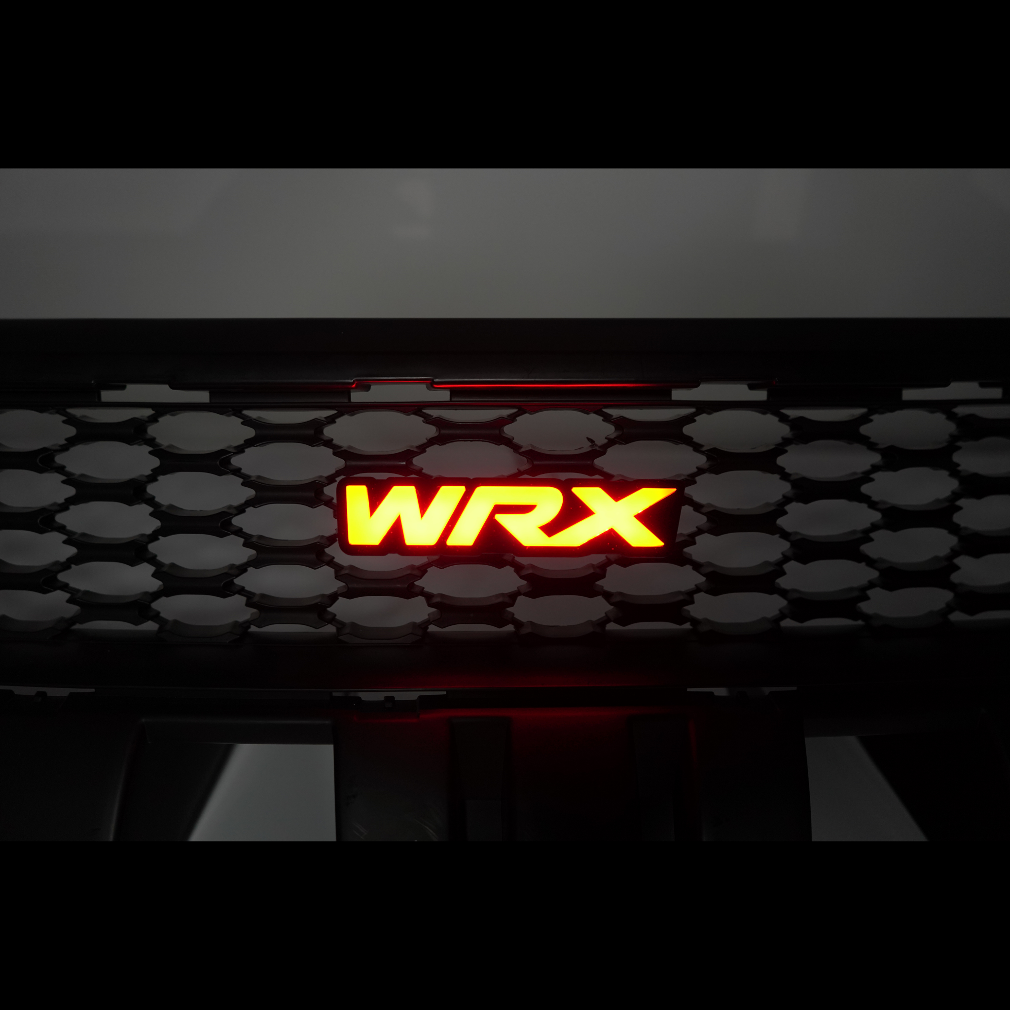 WRX LED Badge: (Multicolor Flow) – Custom Multicolor LED Lighting by RGB Halo Kits
