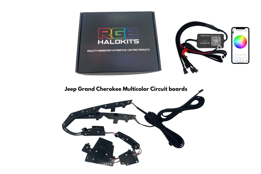 Jeep Grand Cherokee Multicolor DRL Boards (2014-2021)