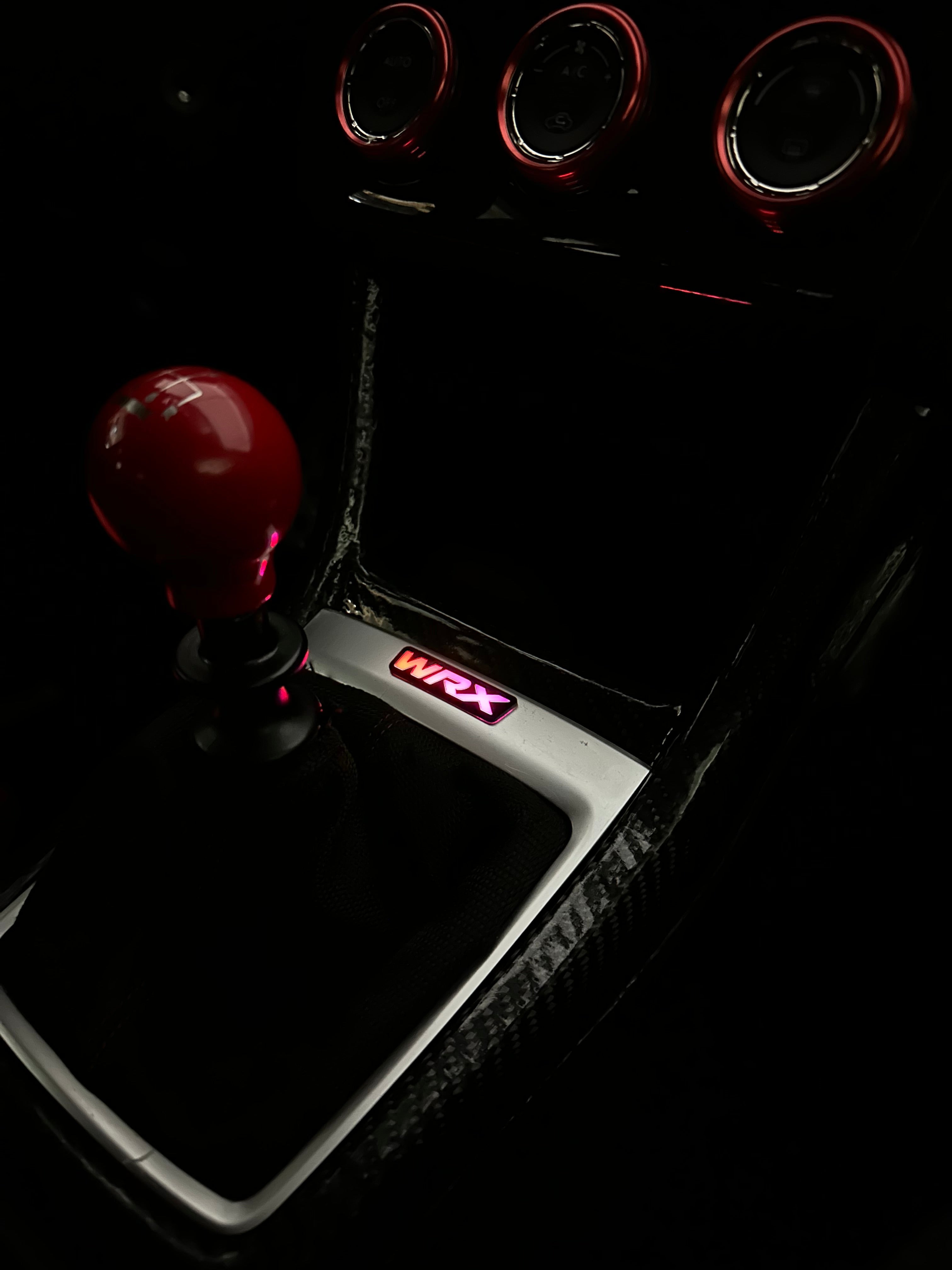 Lit Logos Lit Logos WRX Shifter Trim Badge