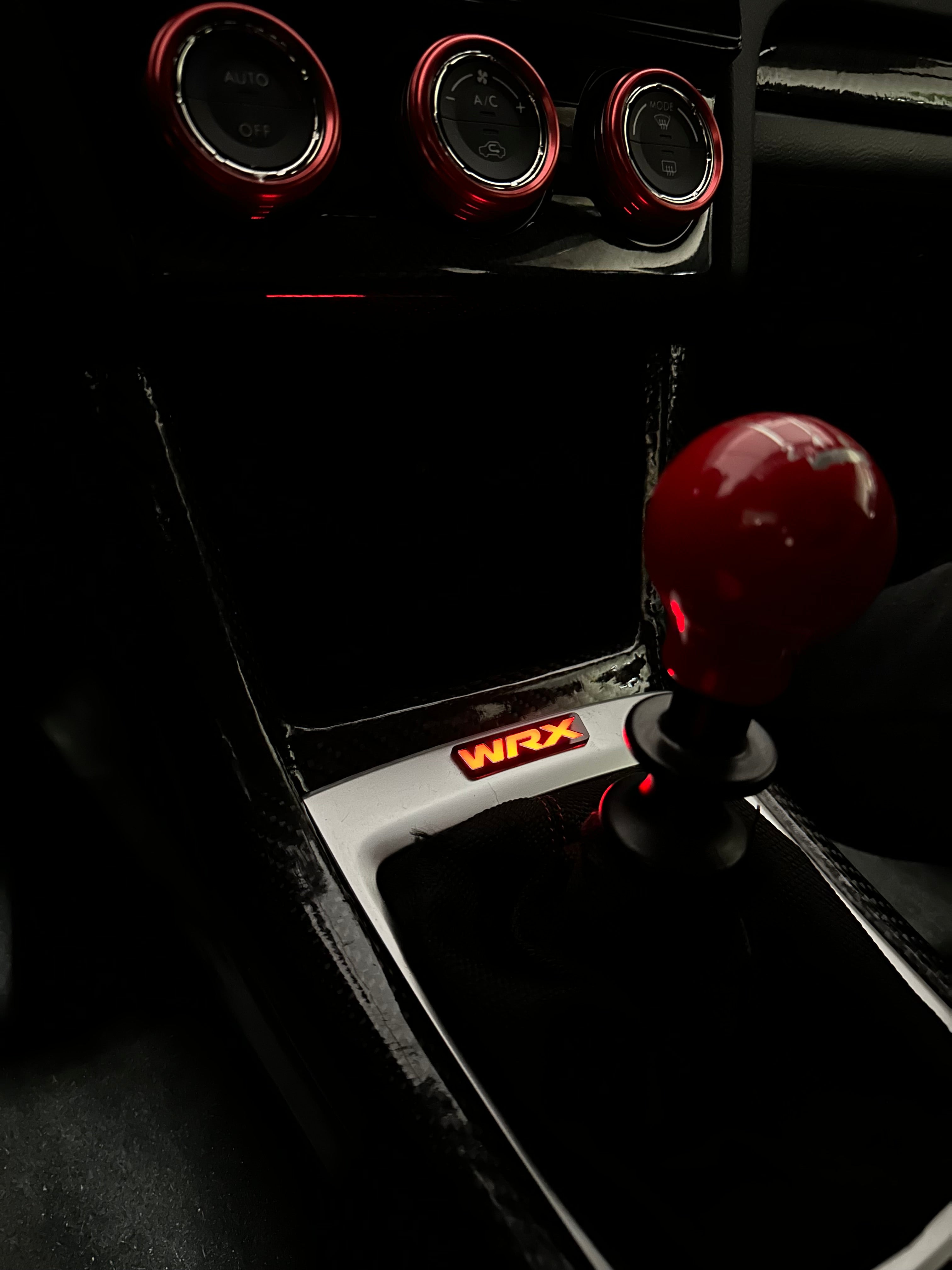 Lit Logos Lit Logos WRX Shifter Trim Badge