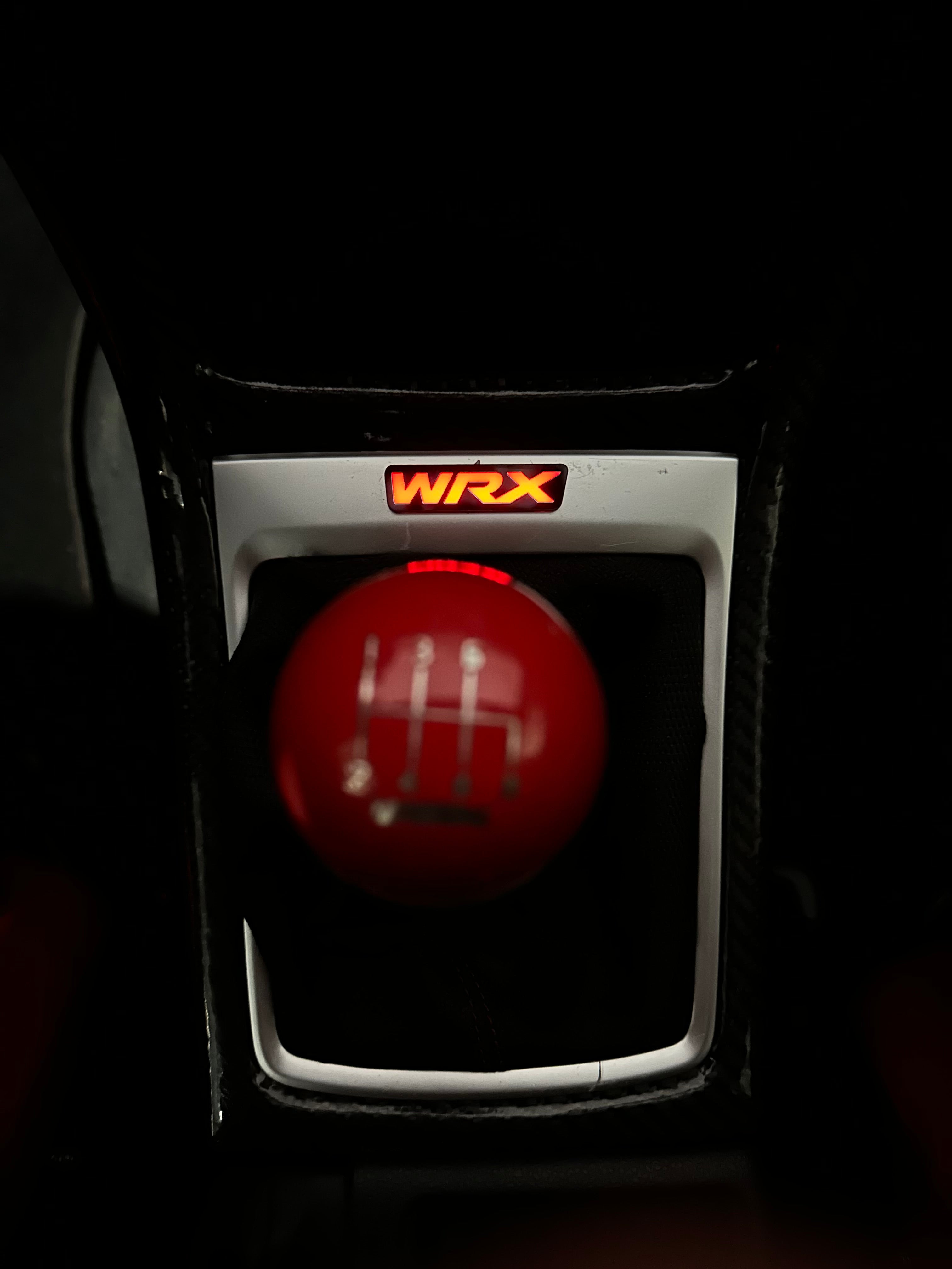Lit Logos Lit Logos WRX Shifter Trim Badge