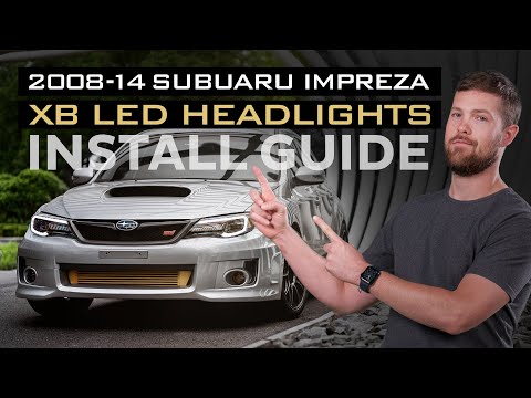 SUBARU IMPREZA WRX: XB LED HEADLIGHTS (2008 - 2014) – Custom Multicolor LED Lighting by RGB Halo Kits