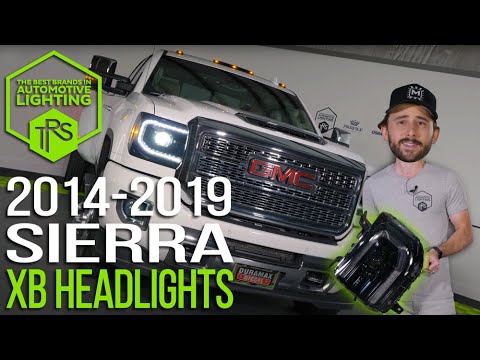 GMC Sierra: LED Headlights (2014 - 2018) | XB – Custom Multicolor LED Lighting by RGB Halo Kits