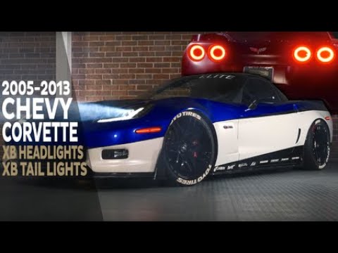 Chevrolet Corvette: LED Headlights (2005 - 2013) | XB – Custom Multicolor LED Lighting by RGB Halo Kits