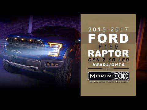 Ford Raptor: LED Headlights (2016 - 2021) | XB – Custom Multicolor LED Lighting by RGB Halo Kits
