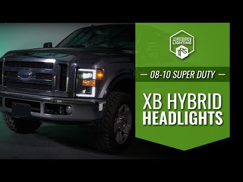 Ford Super Duty: LED HEADLIGHTS (2008 - 2010) | XB Hybrid – Custom Multicolor LED Lighting by RGB Halo Kits