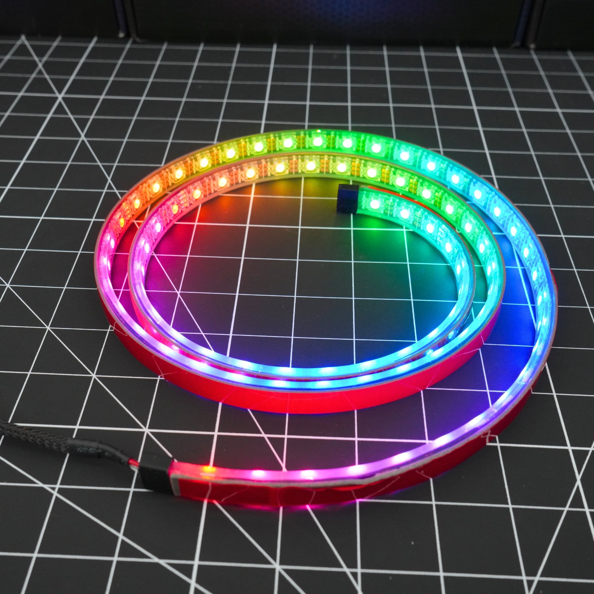 100% Waterproof Flexible LED Strip | IP68 – Custom Multicolor LED Lighting by RGB Halo Kits