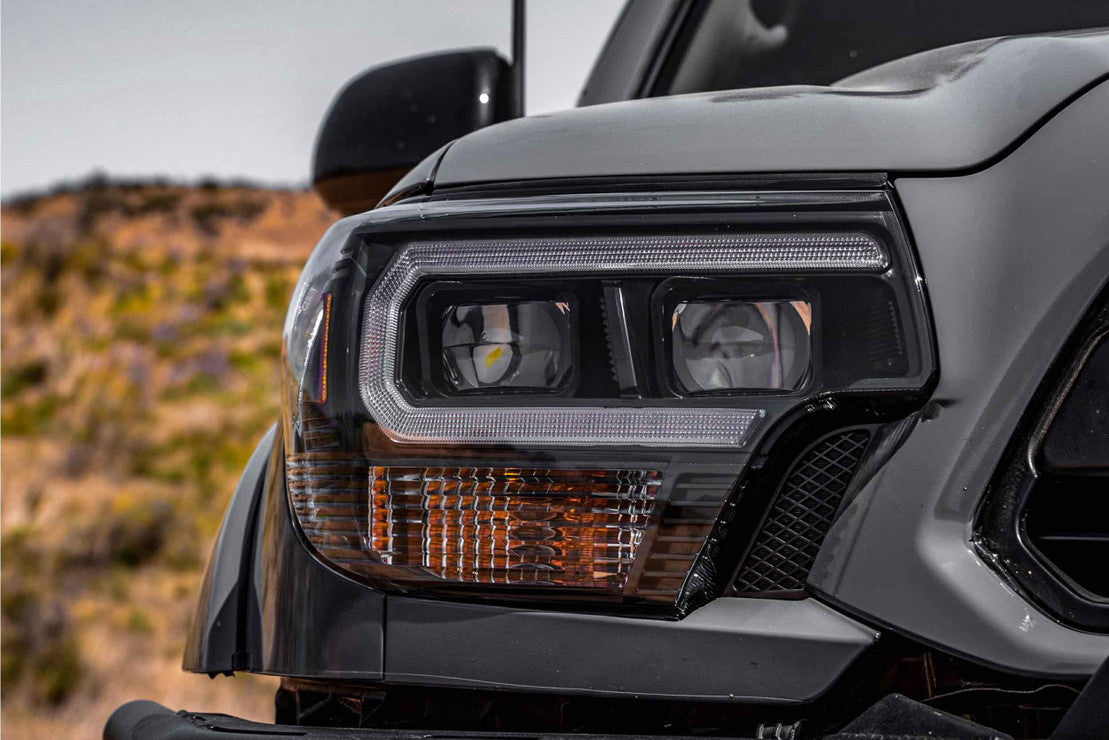 Toyota Tacoma: LED HEADLIGHTS (2012 - 2015) | XB Hybrid – Custom Multicolor LED Lighting by RGB Halo Kits