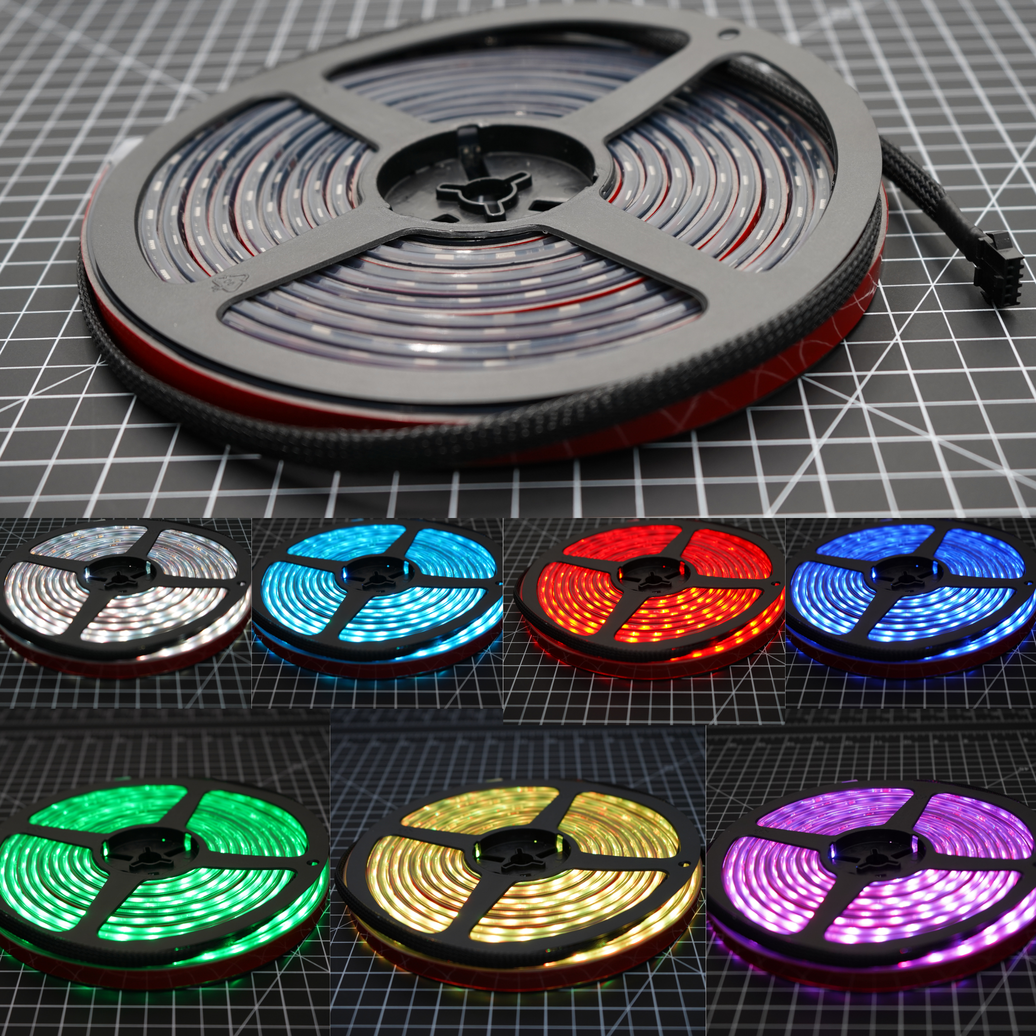 16FT Waterproof LED Strip Roll | Multicolor – Custom Multicolor LED Lighting by RGB Halo Kits
