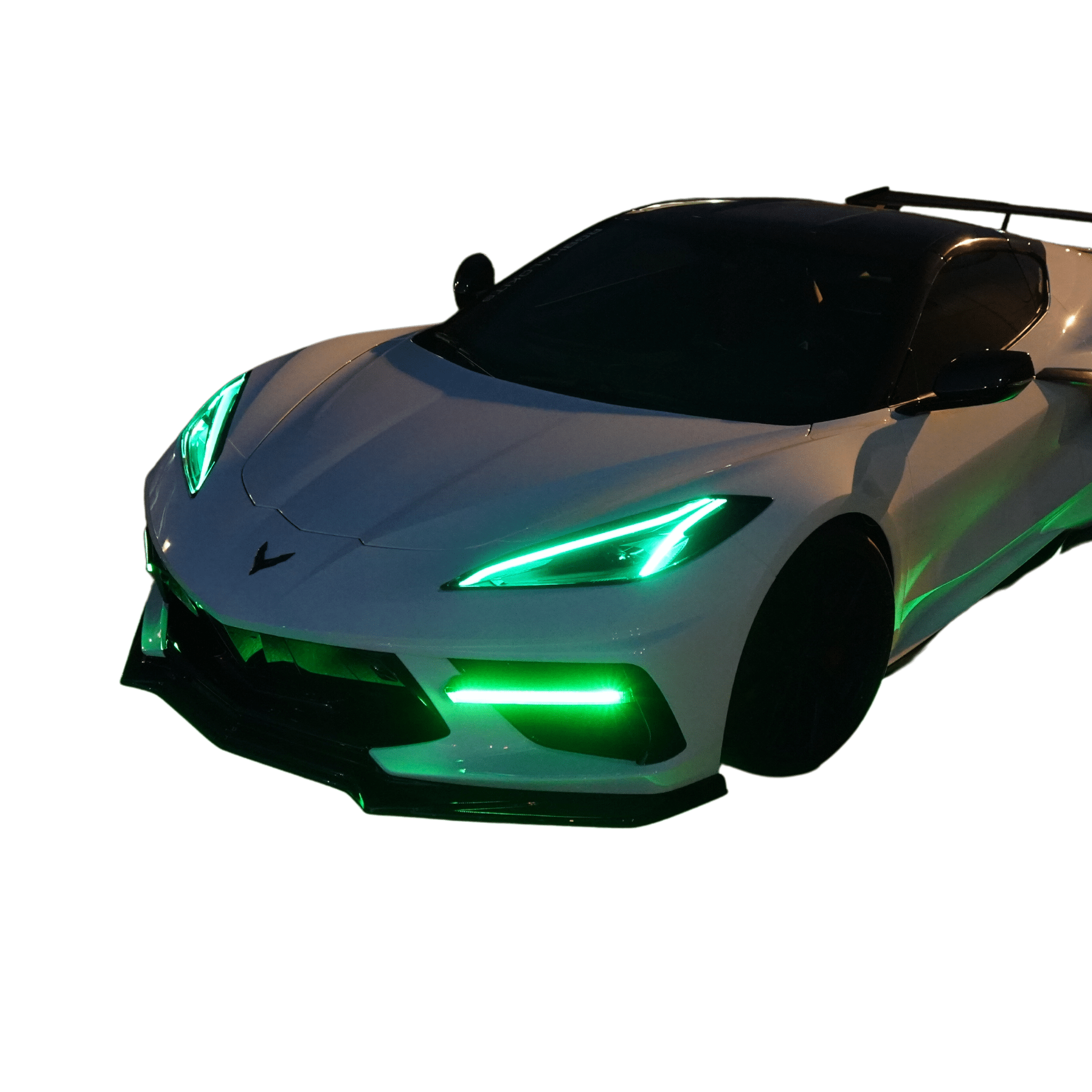 Chevrolet Corvette C8 RGB+A DRL Boards (2020-2025) – Custom Multicolor LED Lighting by RGB Halo Kits
