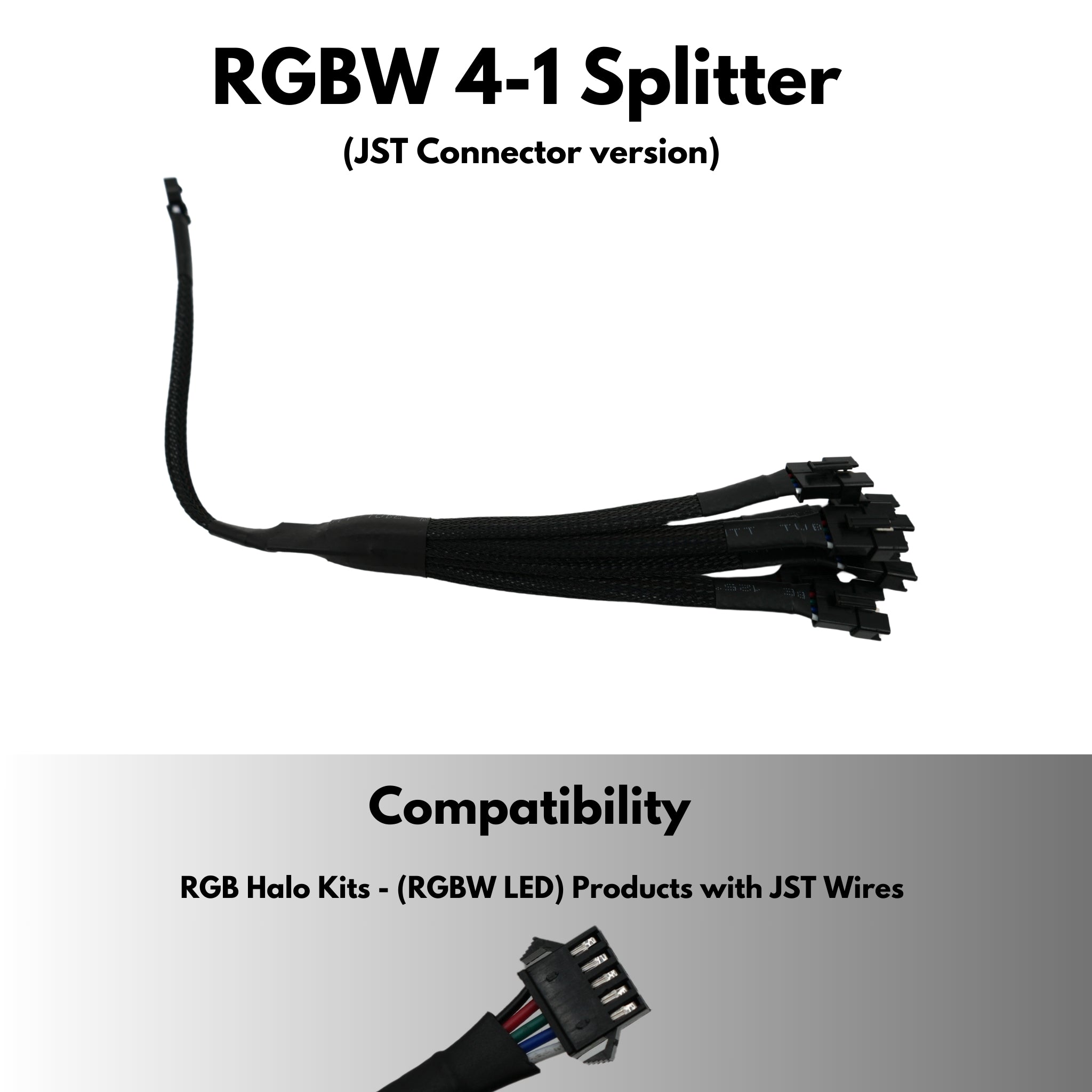 Wire Splitters (increase outputs on controller) – Custom Multicolor LED Lighting by RGB Halo Kits