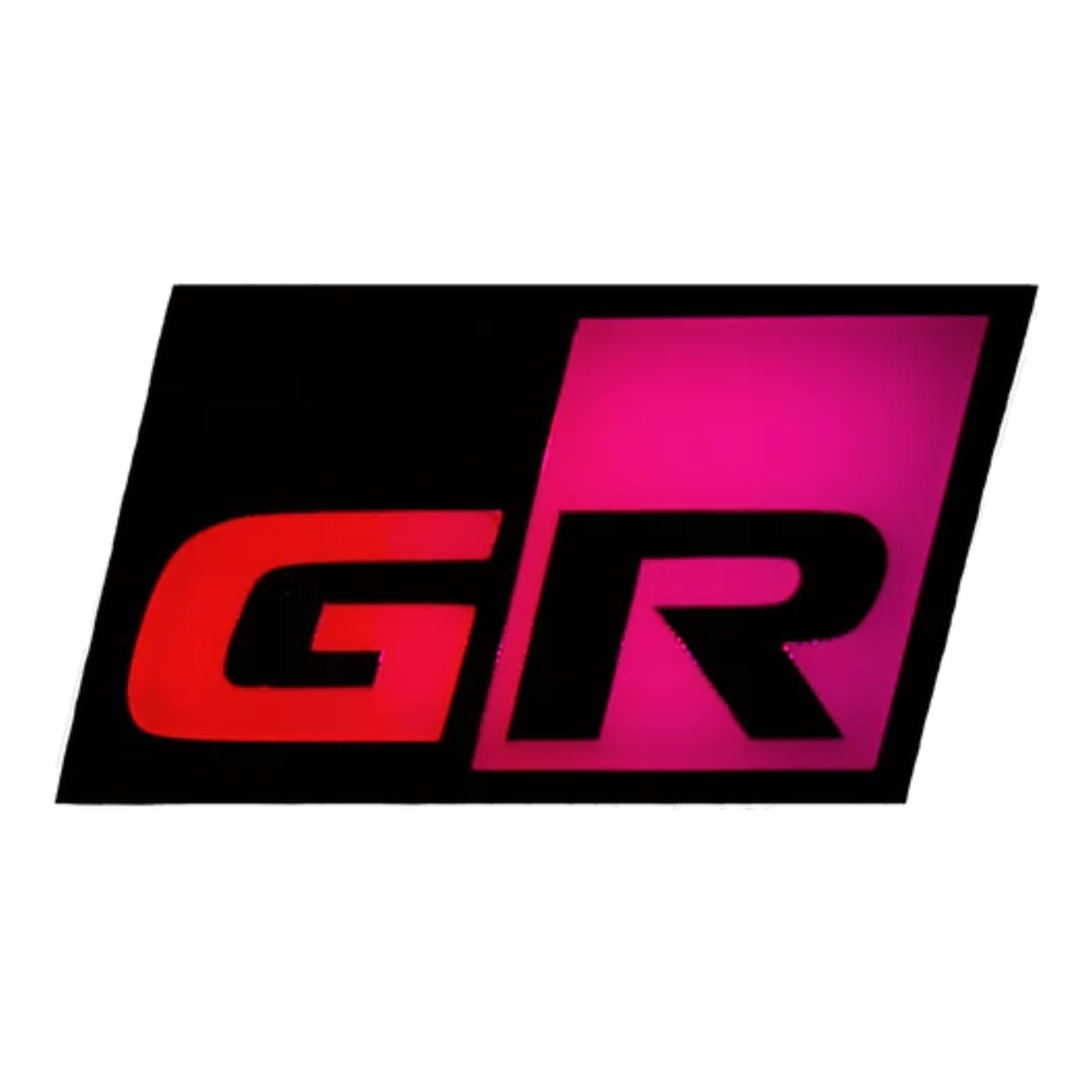 GR : Illuminated Multicolor Flow LED Badge | Lit Logos – Custom Multicolor LED Lighting by RGB Halo Kits