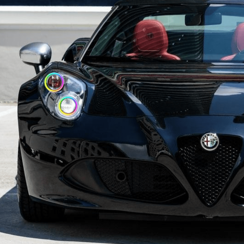 Alfa Romeo 4C Multicolor Halo Kit (2013-2018) – Custom Multicolor LED Lighting by RGB Halo Kits