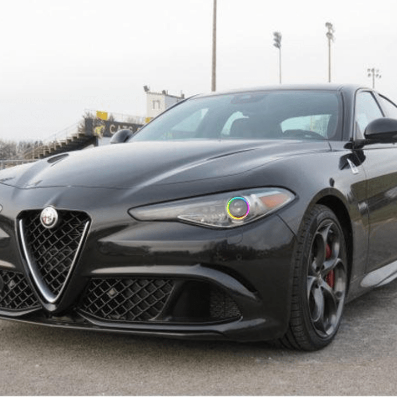 Alfa Romeo Giulia Multicolor Halo Kit (2015-2020) – Custom Multicolor LED Lighting by RGB Halo Kits