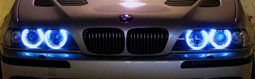 BMW 545i Multicolor Halo Kit (2004-2005) – Custom Multicolor LED Lighting by RGB Halo Kits