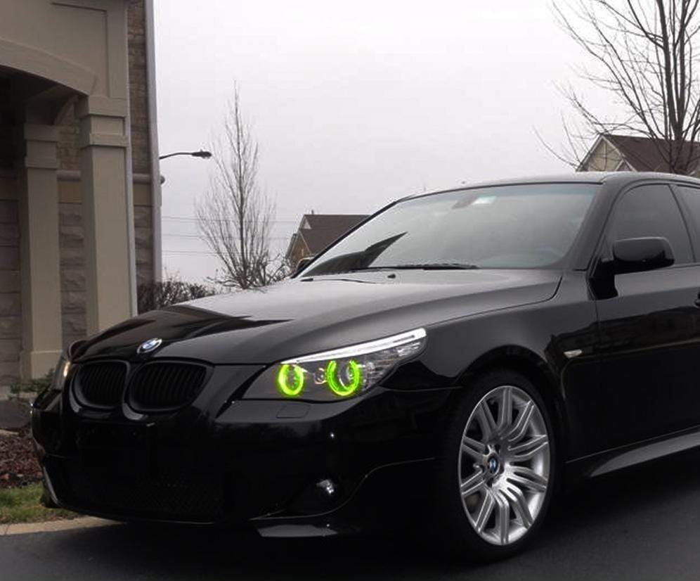 BMW 545i Multicolor Halo Kit (2004-2005) – Custom Multicolor LED Lighting by RGB Halo Kits
