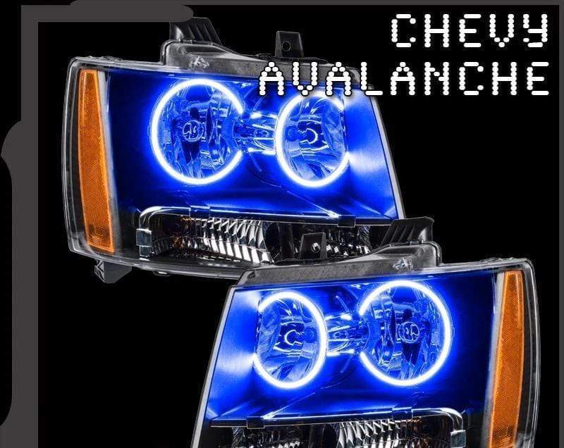 Chevrolet Avalanche Multicolor Halo Kit (2007-2014) – Custom Multicolor LED Lighting by RGB Halo Kits