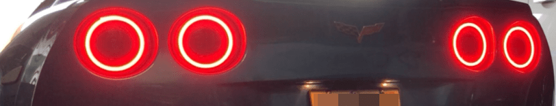 Chevrolet C6 Corvette Tail Light Multicolor Halo Kit (2005-2013) – Custom Multicolor LED Lighting by RGB Halo Kits