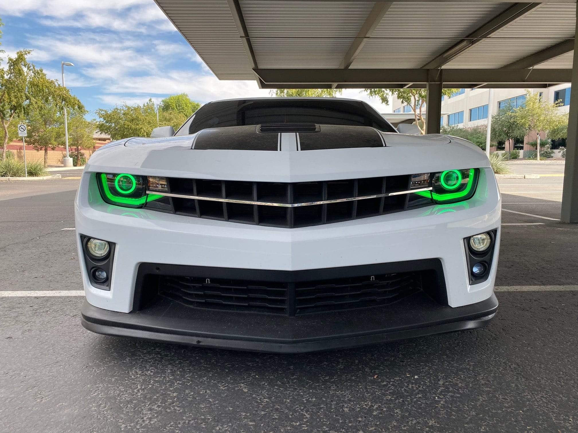 Chevrolet Camaro: Multicolor Flow Series Headlights (2010-2013) – Custom Multicolor LED Lighting by RGB Halo Kits