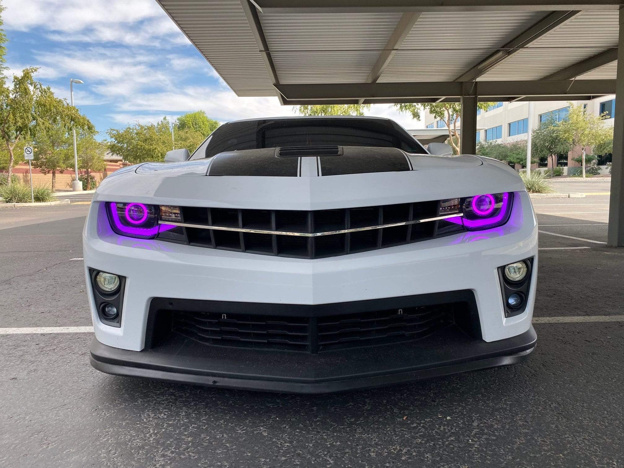 Chevrolet Camaro: Multicolor Flow Series Headlights (2010-2013) – Custom Multicolor LED Lighting by RGB Halo Kits