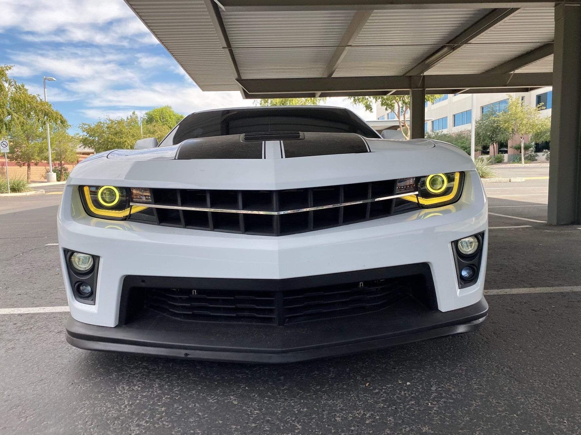 Chevrolet Camaro: Multicolor Flow Series Headlights (2010-2013) – Custom Multicolor LED Lighting by RGB Halo Kits