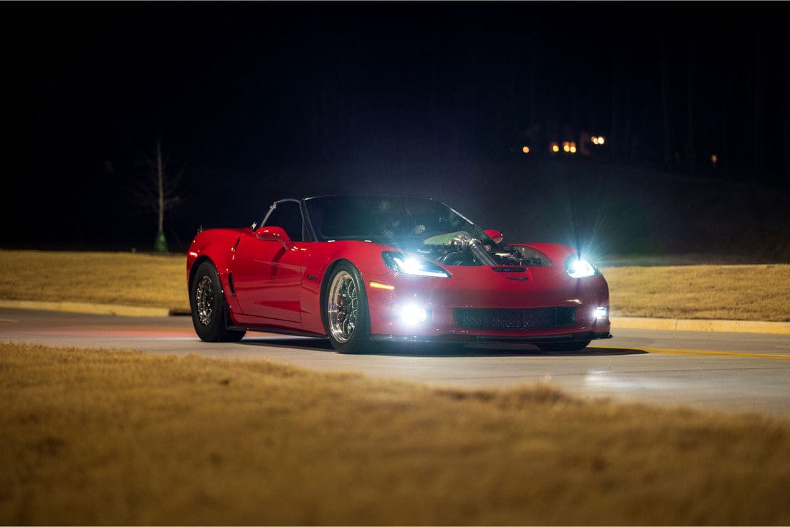 Chevrolet Corvette: LED Headlights (2005 - 2013) | XB – Custom Multicolor LED Lighting by RGB Halo Kits