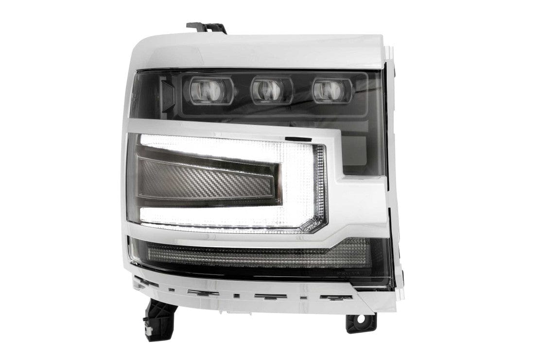 Chevrolet Silverado 1500: Headlights (2016 - 2018) | XB – Custom Multicolor LED Lighting by RGB Halo Kits