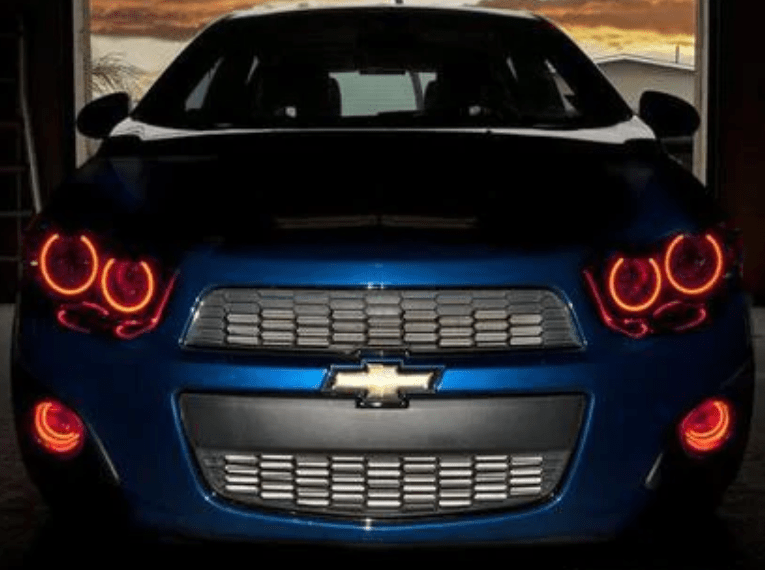 Chevrolet Sonic Multicolor Halo Kit (2012-2016) – Custom Multicolor LED Lighting by RGB Halo Kits