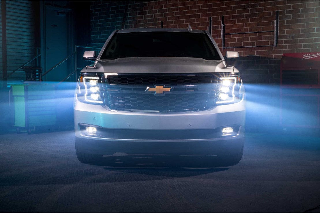 Chevrolet Tahoe/Suburban: LED Headlights (2015 - 2020) | XB – Custom Multicolor LED Lighting by RGB Halo Kits