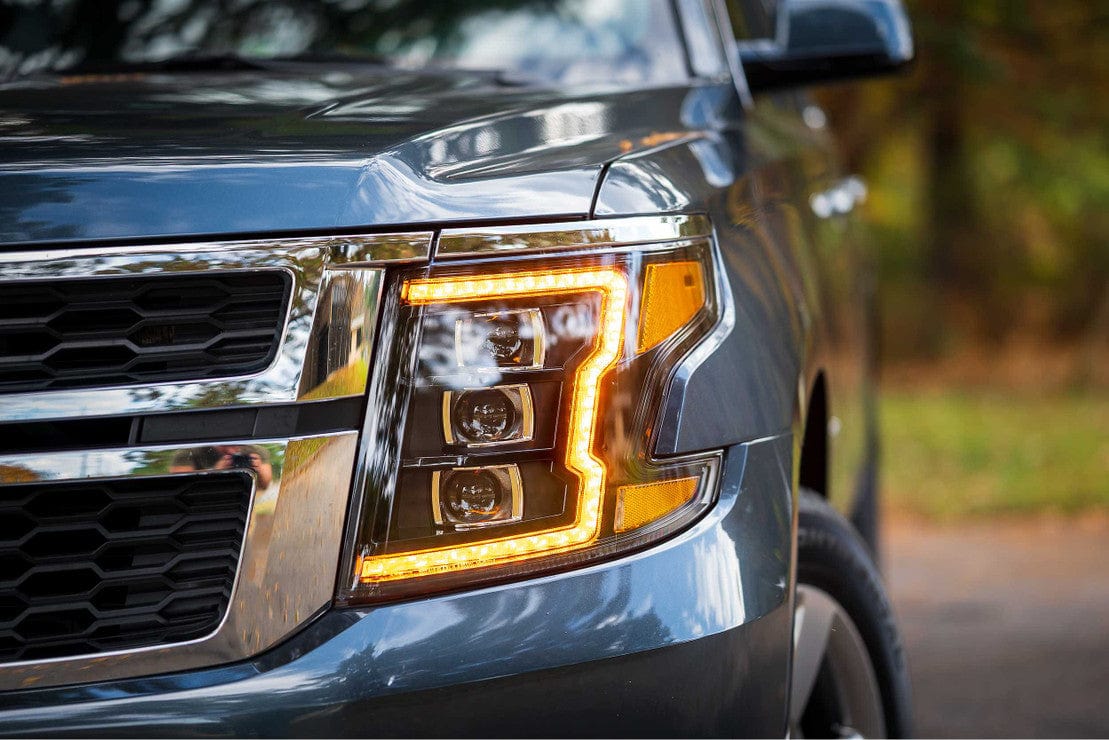 Chevrolet Tahoe/Suburban: LED Headlights (2015 - 2020) | XB – Custom Multicolor LED Lighting by RGB Halo Kits